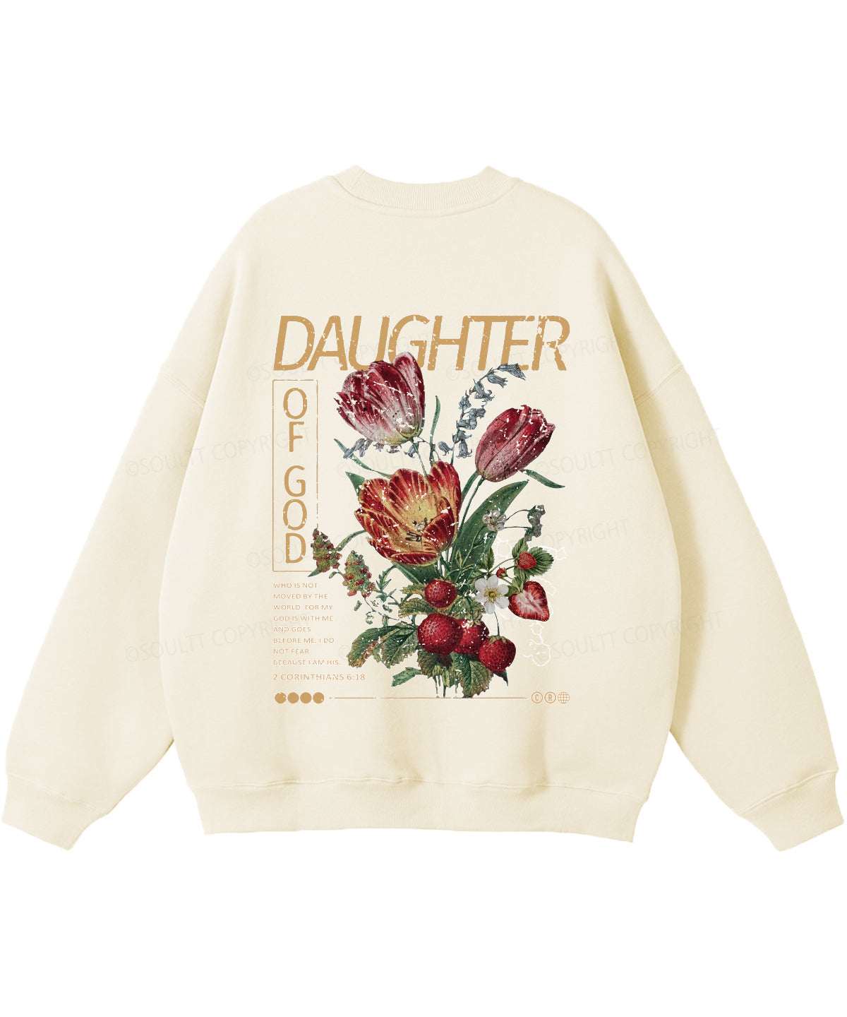 Daughter Of God Double Sided Christian Sweatshirt