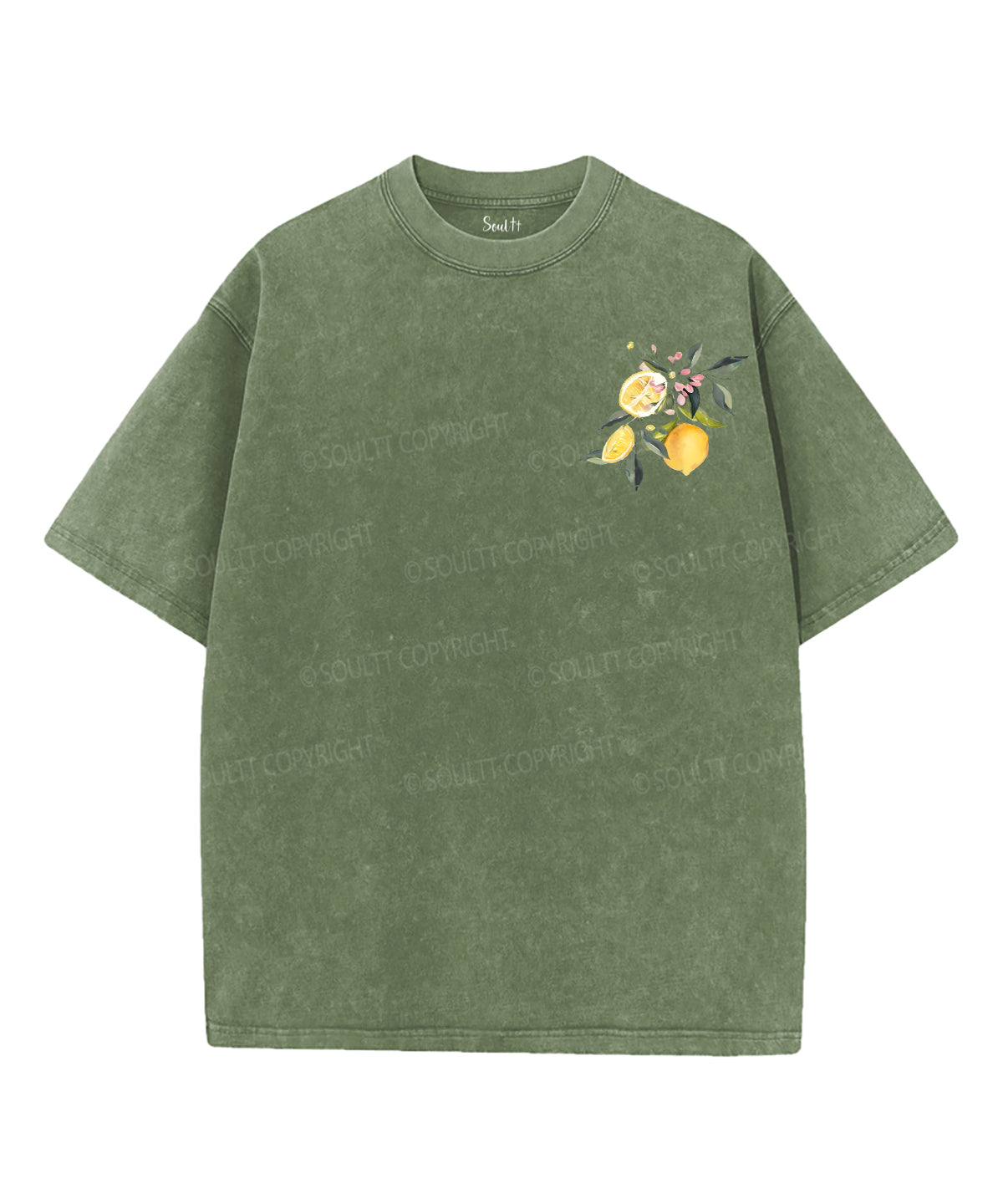 Life Gave Me Some Lemons Double Sided Unisex Washed Christian T-shirt