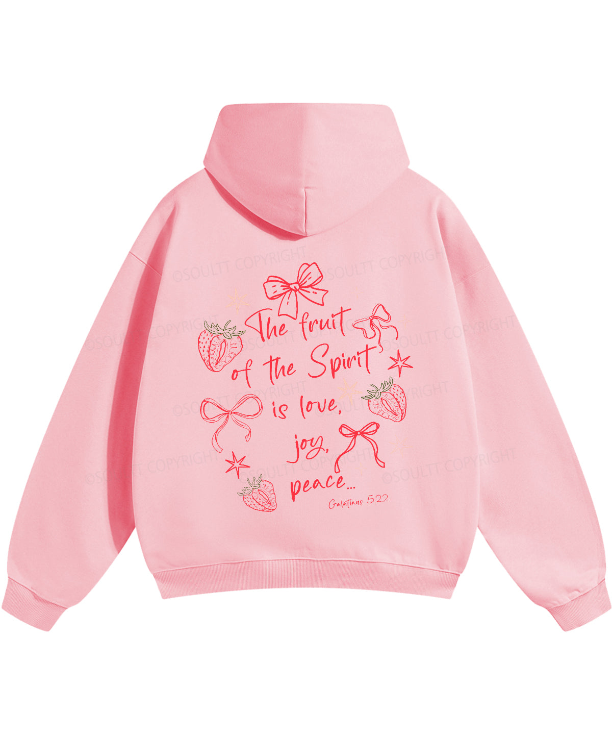 Fruit Of The Spirit Double Sided Christian Hoodie