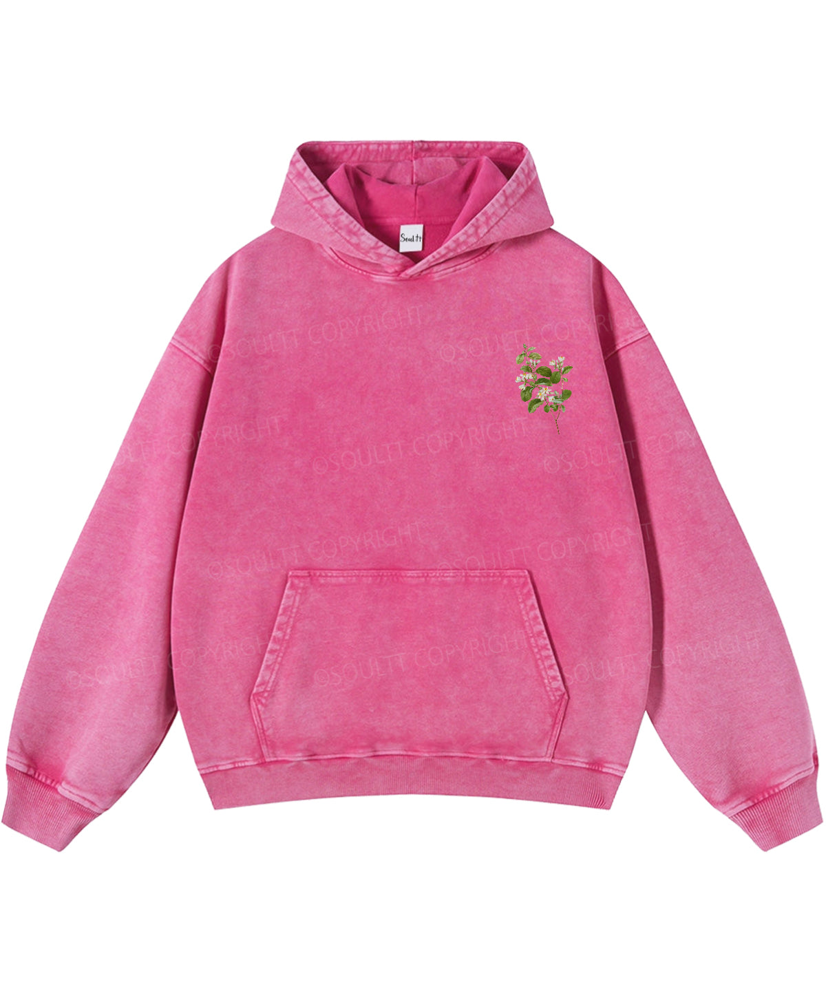 Fruit Of The Spirit Double Sided Washed Christian Hoodie