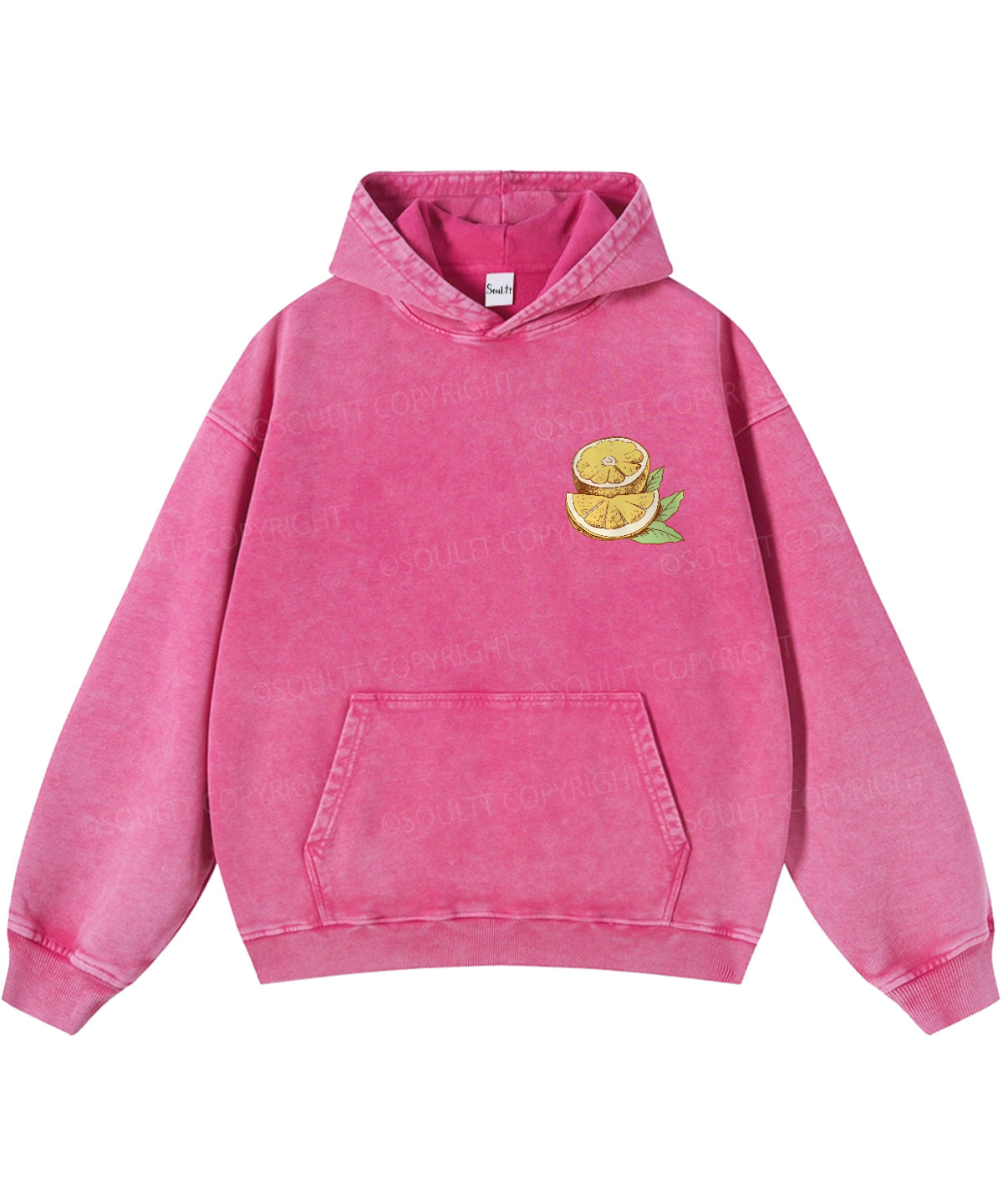 Life Gave Me Some Lemans Double Sided Washed Christian Hoodie
