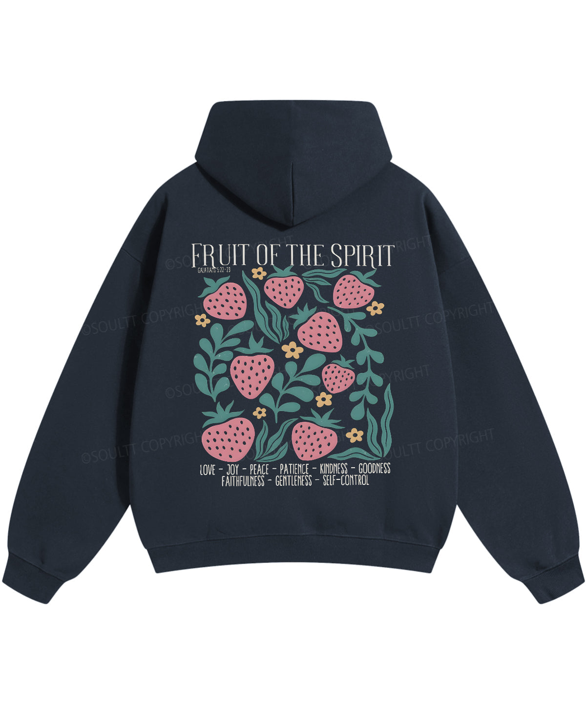 Fruit Of The Spirit Double Sided Christian Hoodie
