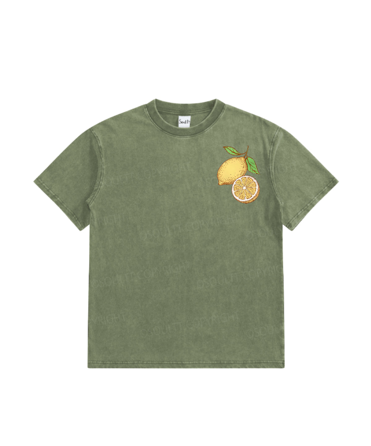 Kids Life Gave Me Some Lemons Double Sided Washed Christian T-shirt