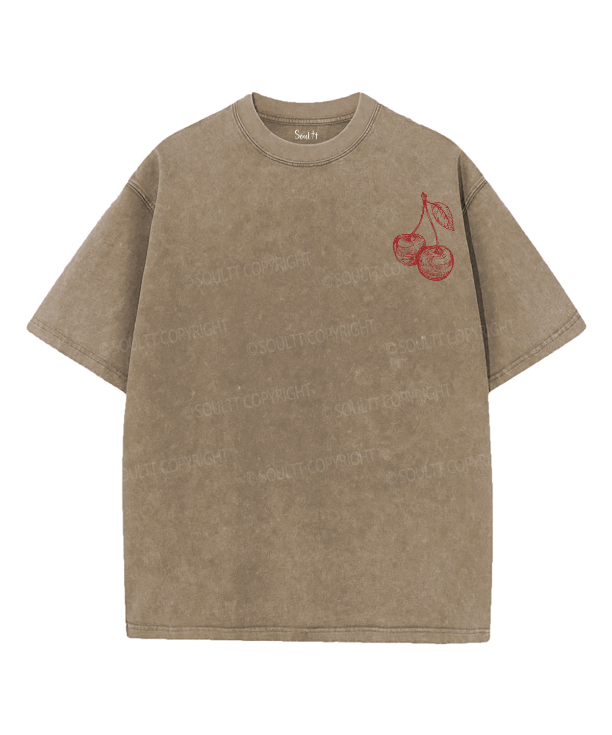Fruit Of The Spirit Double Sided Unisex Washed Christian T-shirt