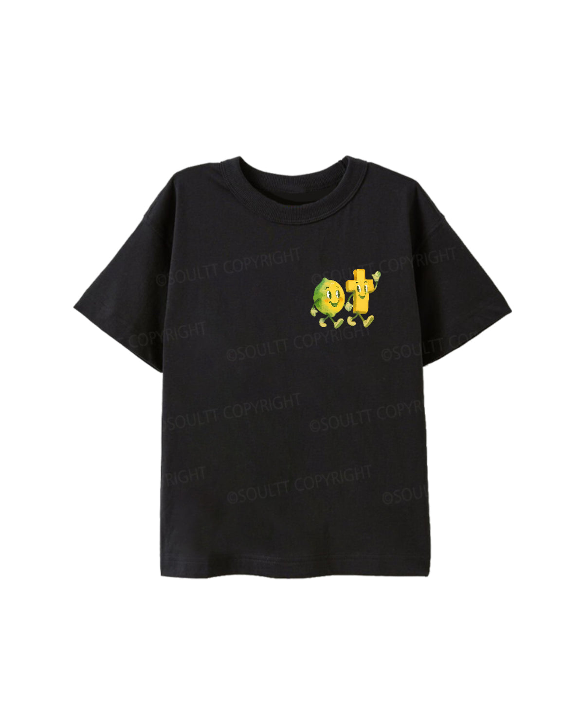 Kids Life Gave Me Some Lemons Double Sided Cotton Christian T-shirt