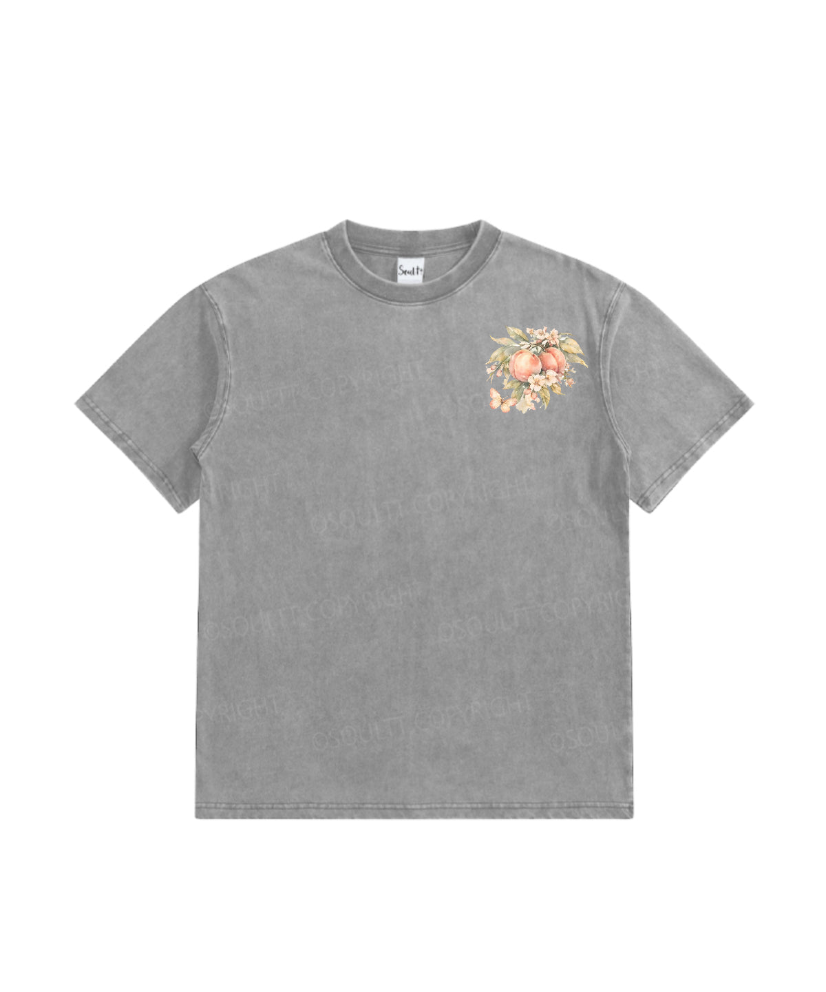 Kids Fruit Of The Spirit Double Sided Washed Christian T-shirt