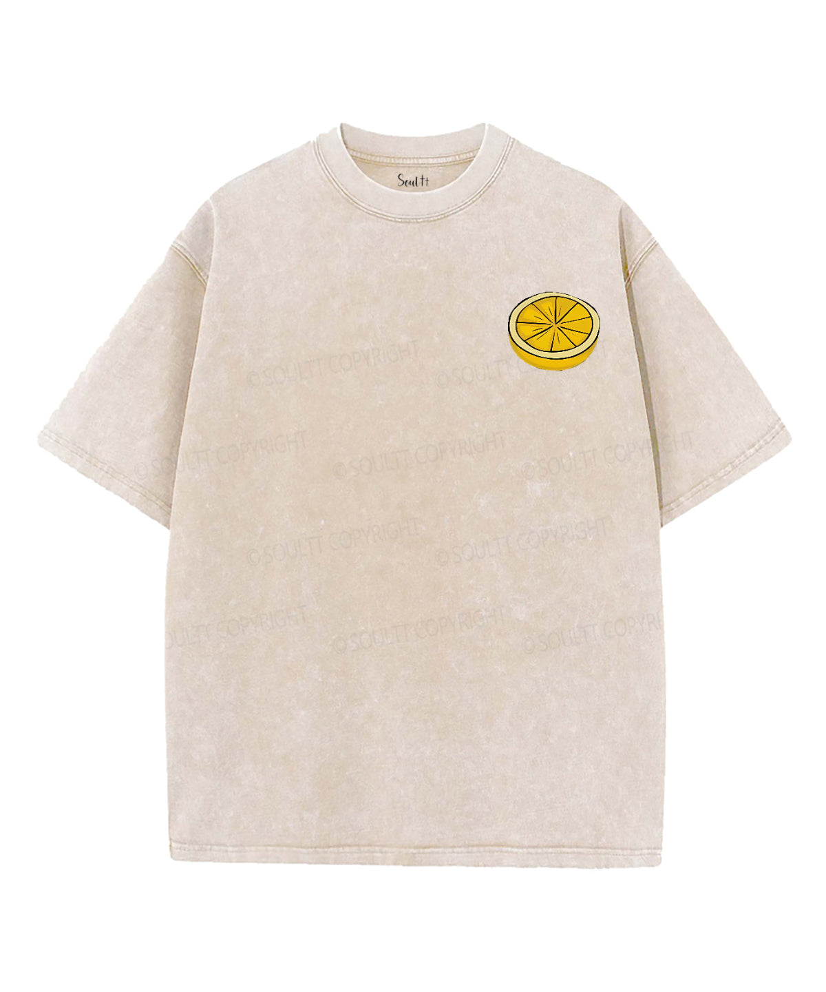 Life Gave Me Some Lemons Double Sided Unisex Washed Christian T-shirt