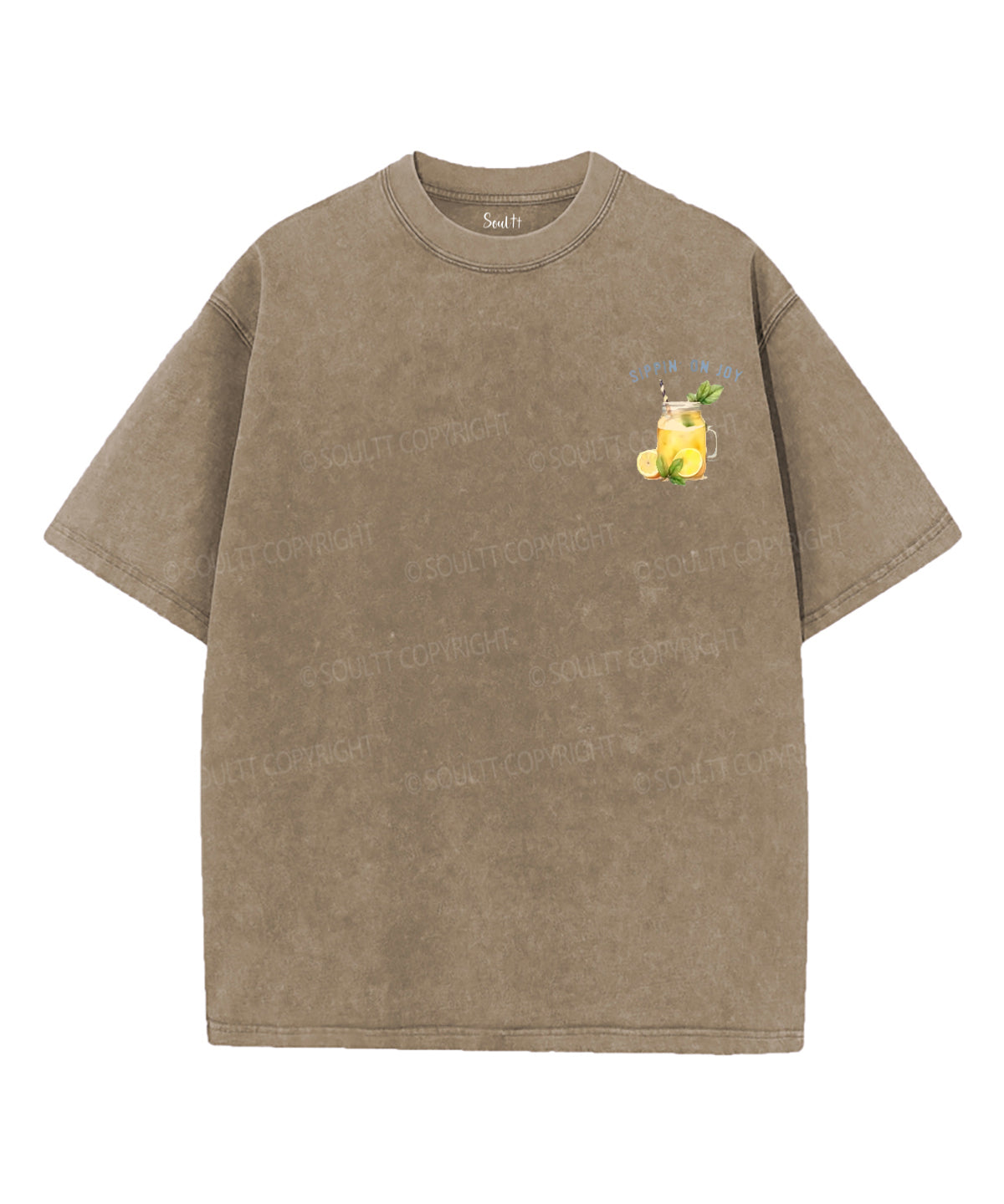 Life Gave Me Some Lemons Double Sided Unisex Washed Christian T-shirt