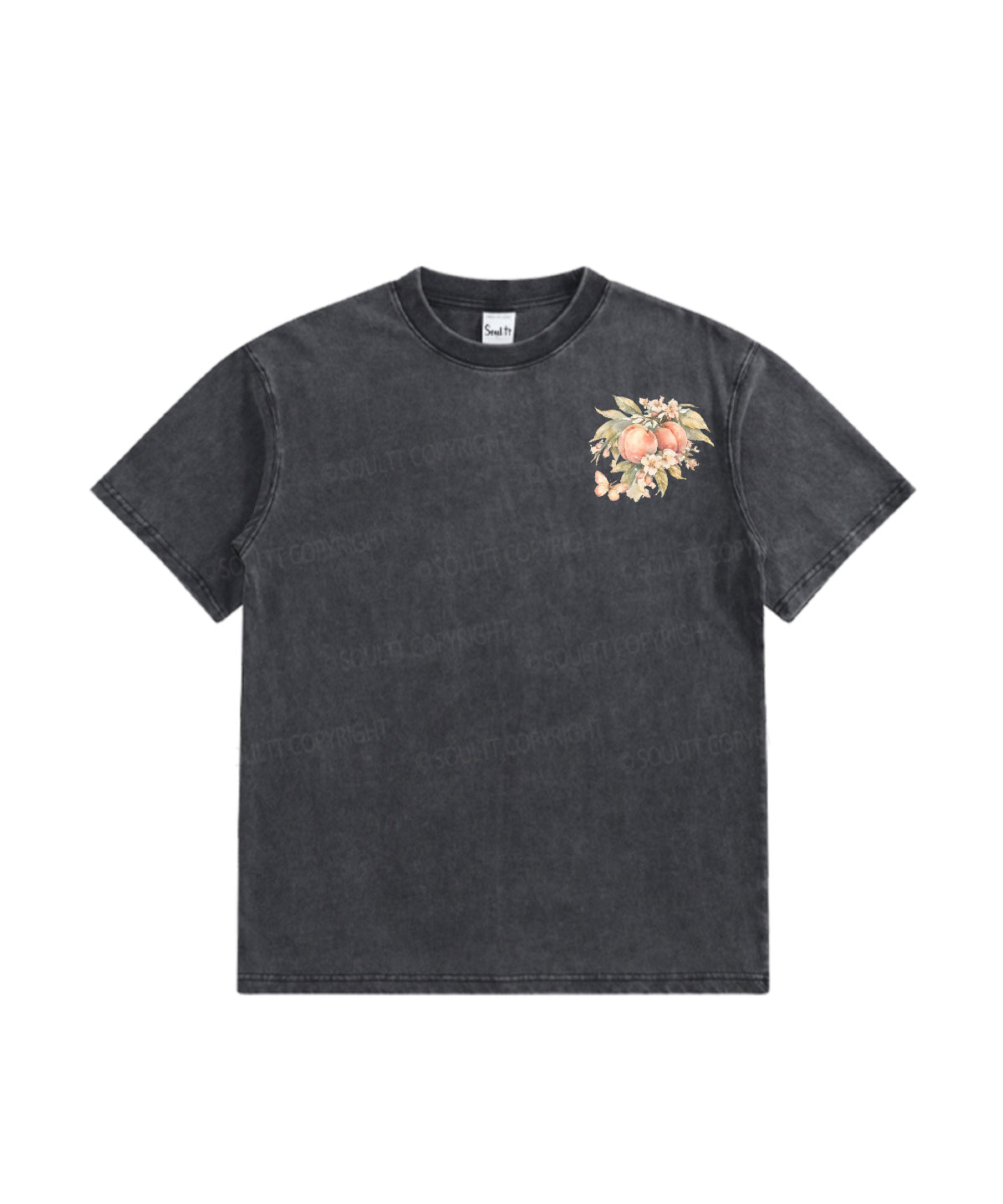 Kids Fruit Of The Spirit Double Sided Washed Christian T-shirt