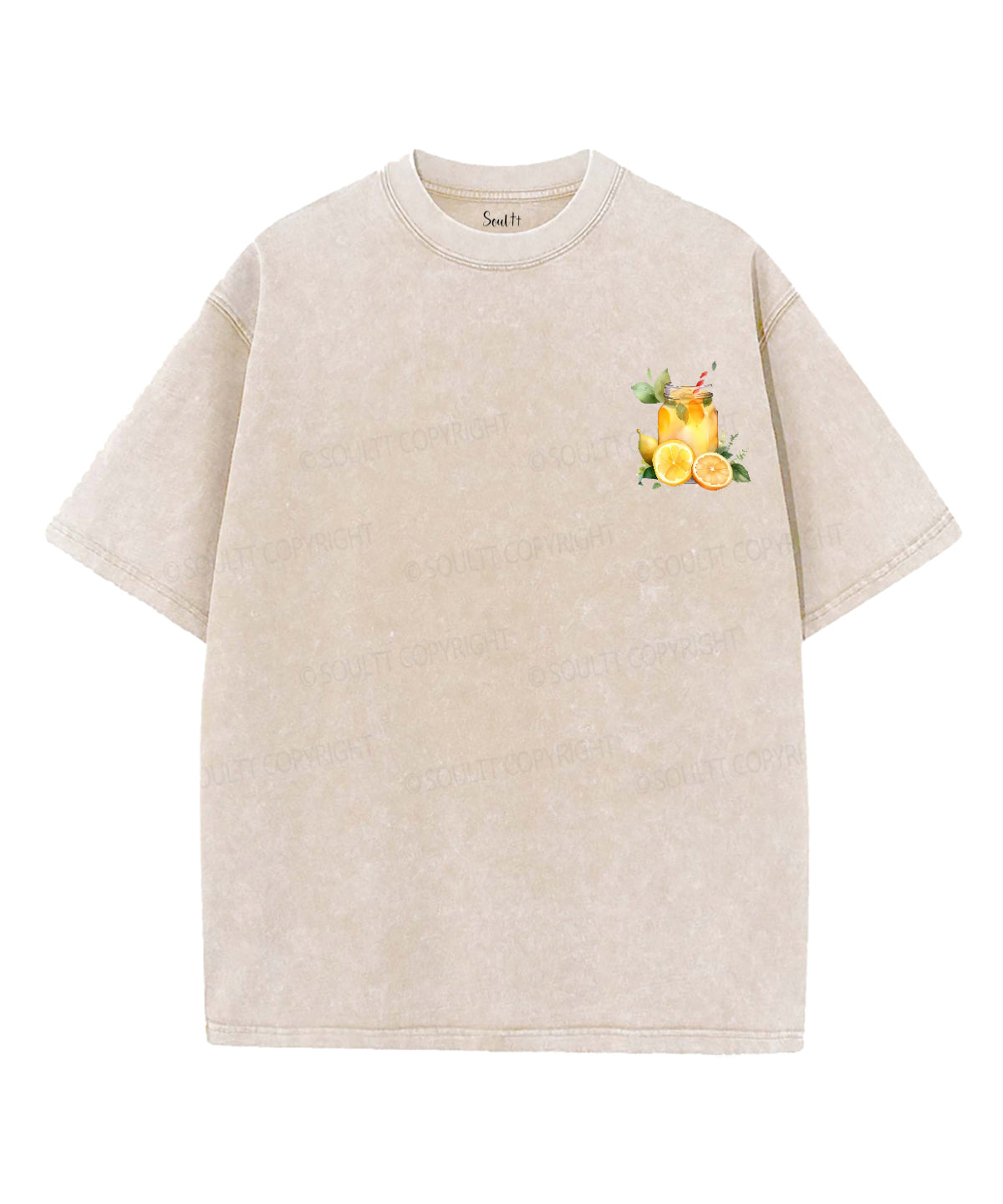 Jesus Makes Lemonade Double Sided Unisex Washed Christian T-shirt