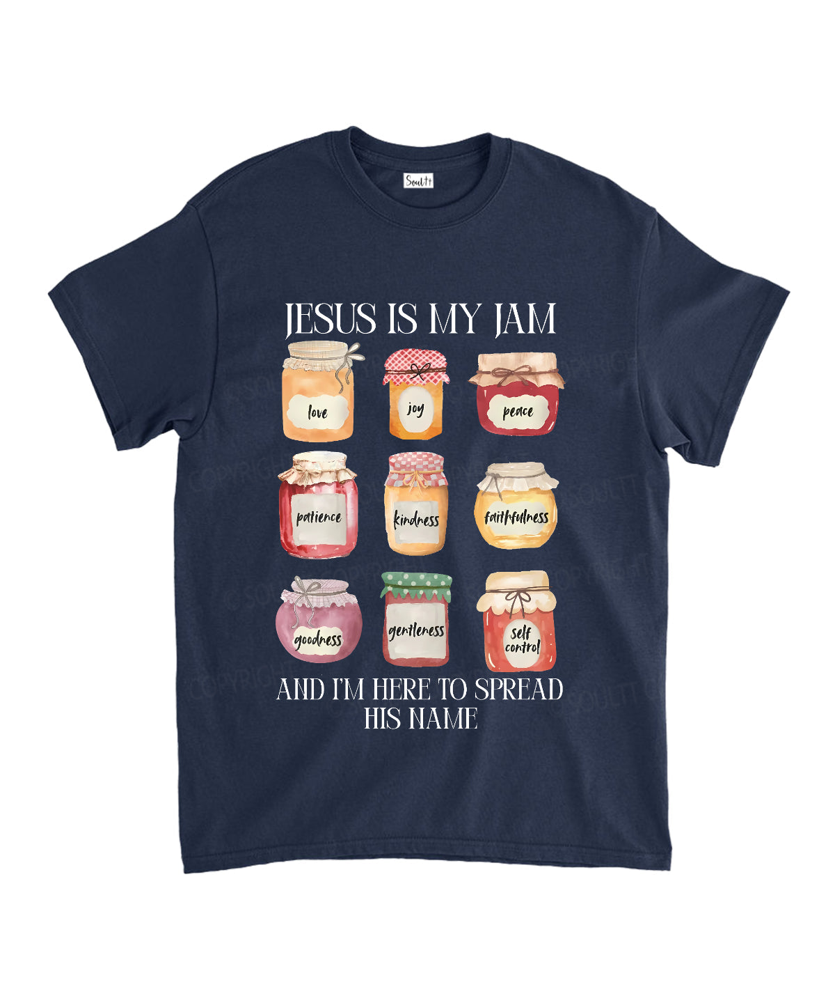 Jesus Is My Jam Unisex Cotton Christian T-Shirt