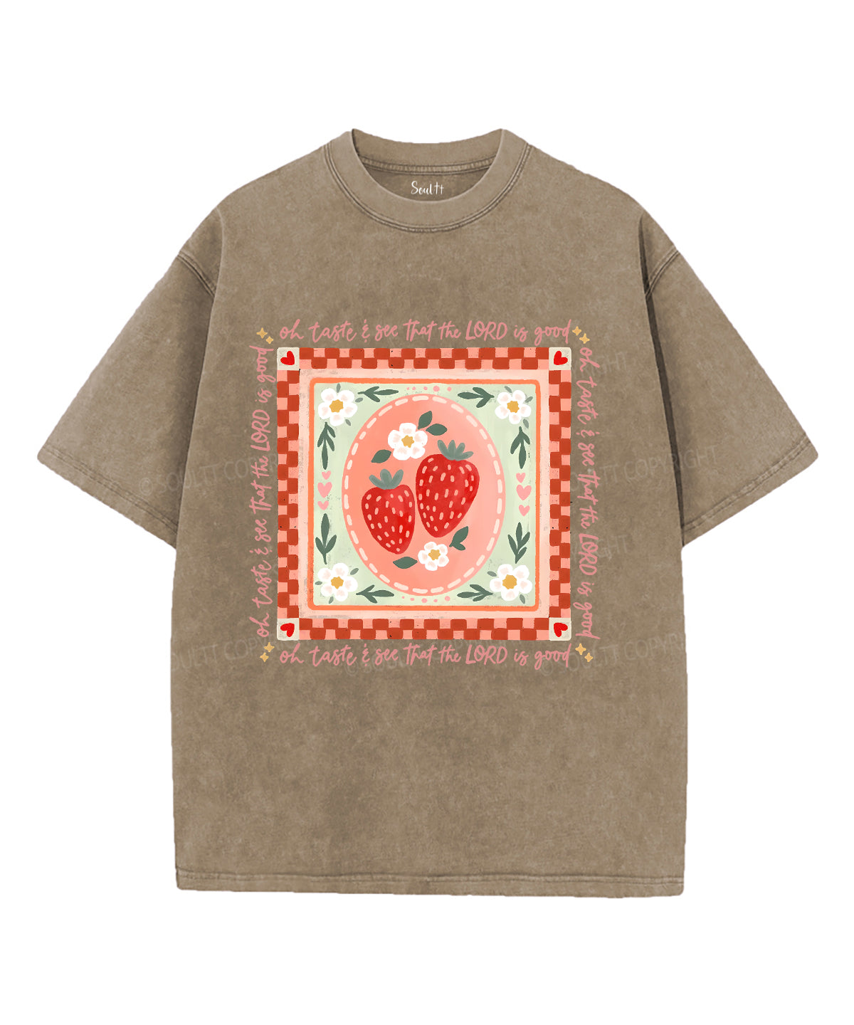 Fruit Of The Spirit Unisex Washed Christian T-shirt