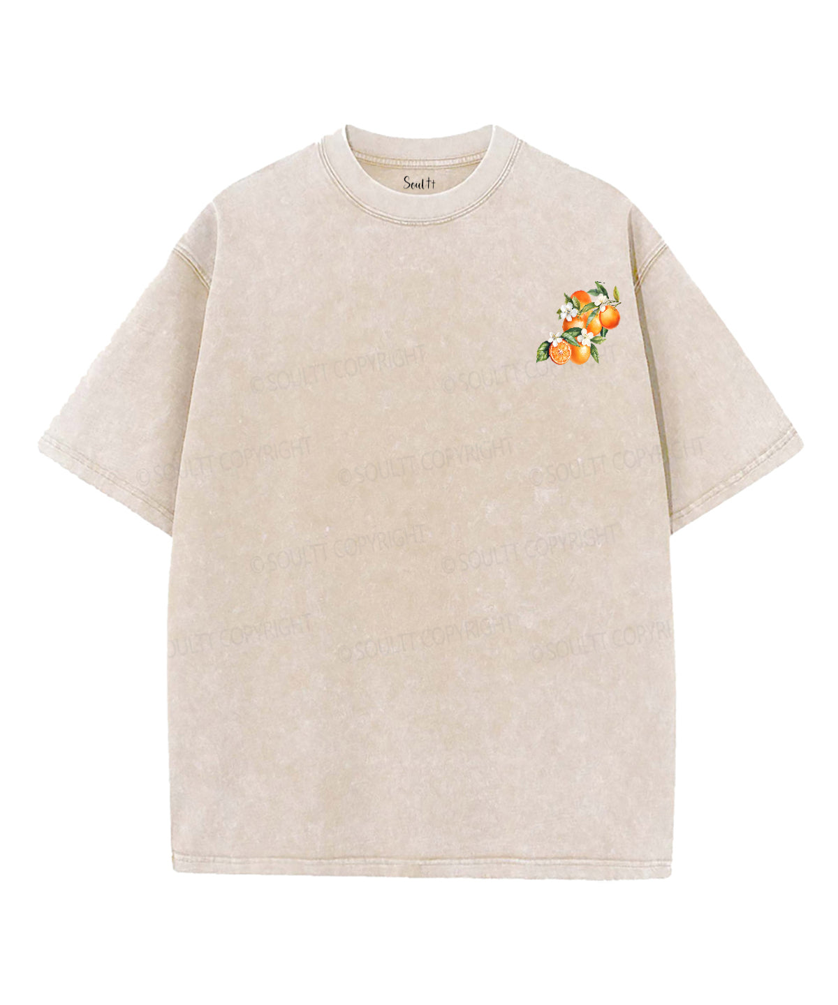 Fruit Of The Spirit Double Sided Unisex Washed Christian T-shirt