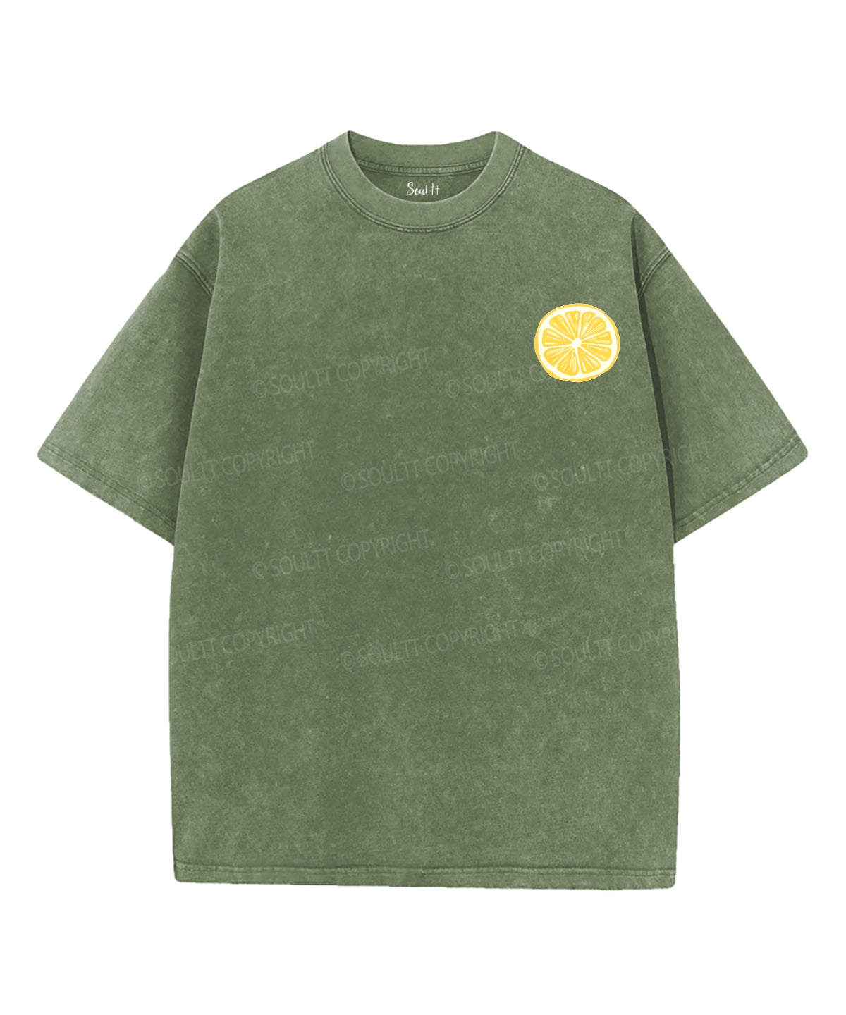 Life Gave Me Some Lemons Double Sided Unisex Washed Christian T-shirt