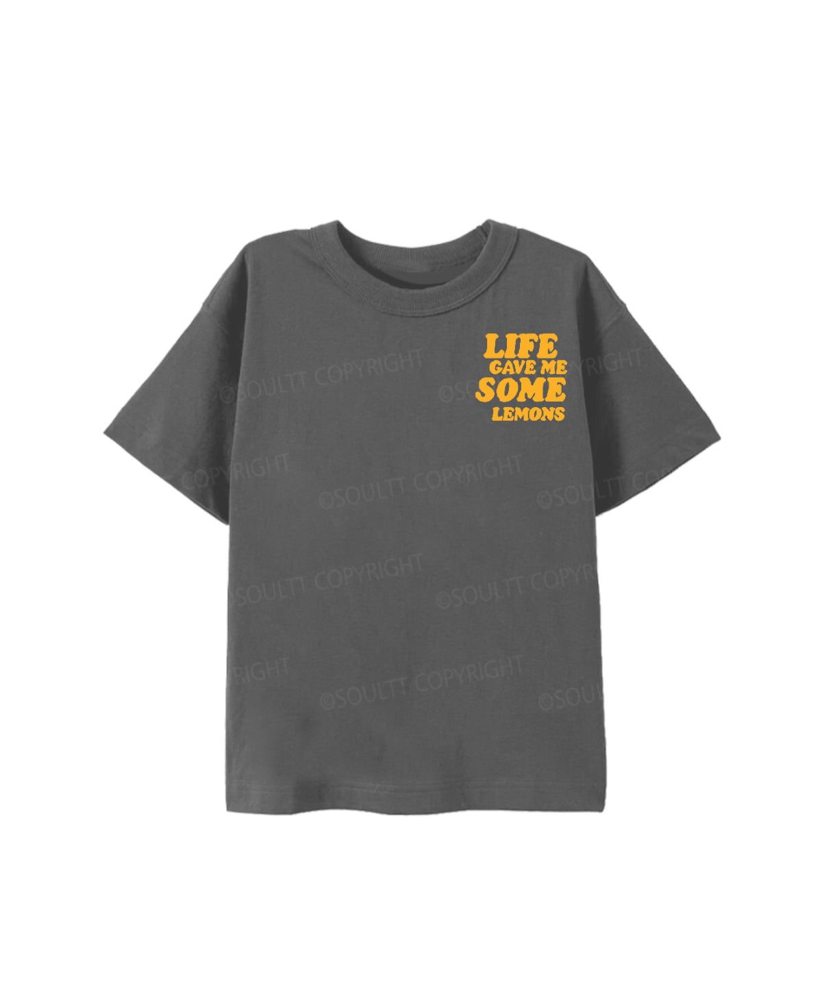 Kids Life Gave Me Some Lemons Double Sided Cotton Christian T-shirt