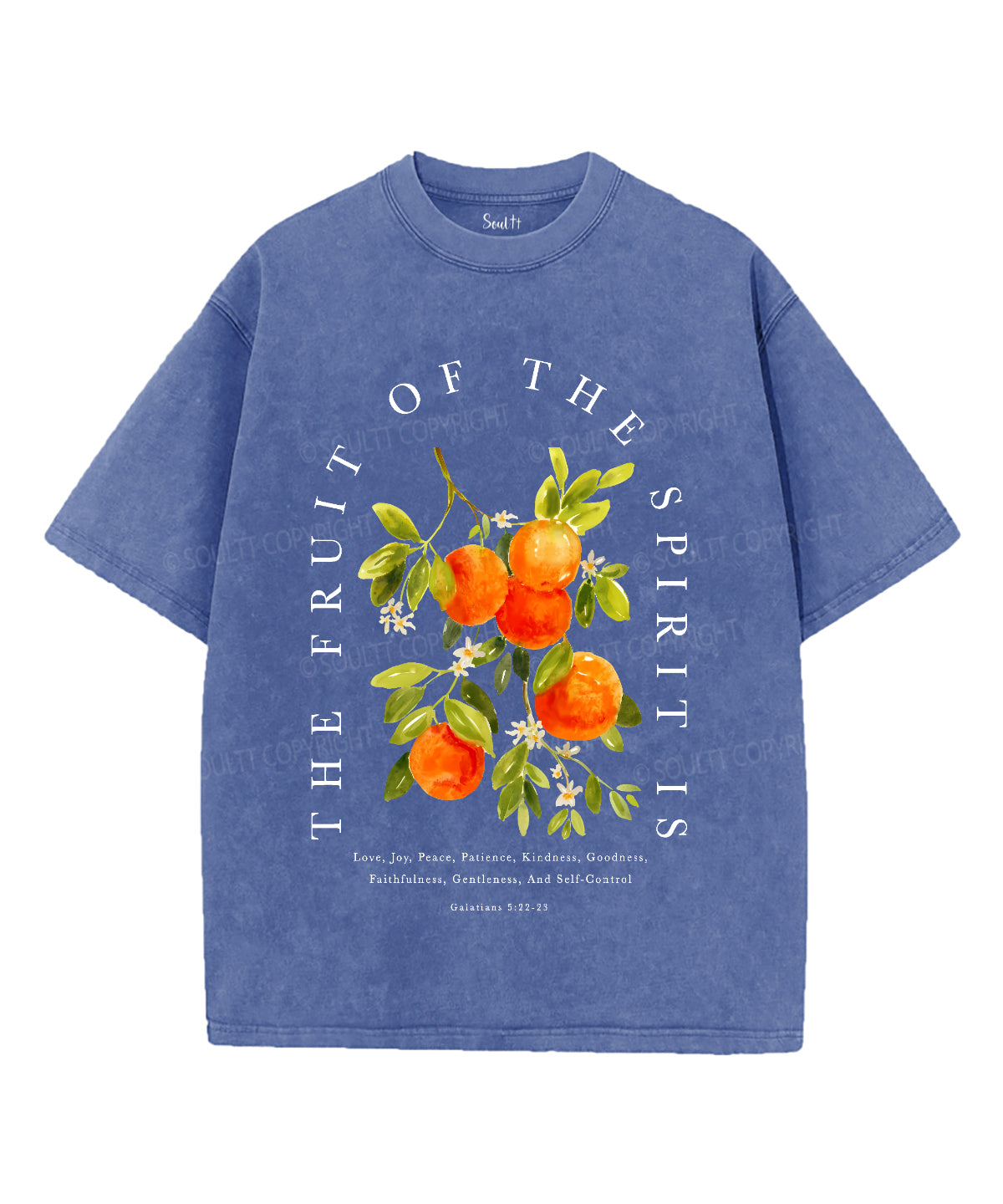 Fruit Of The Spirit Unisex Washed Christian T-shirt