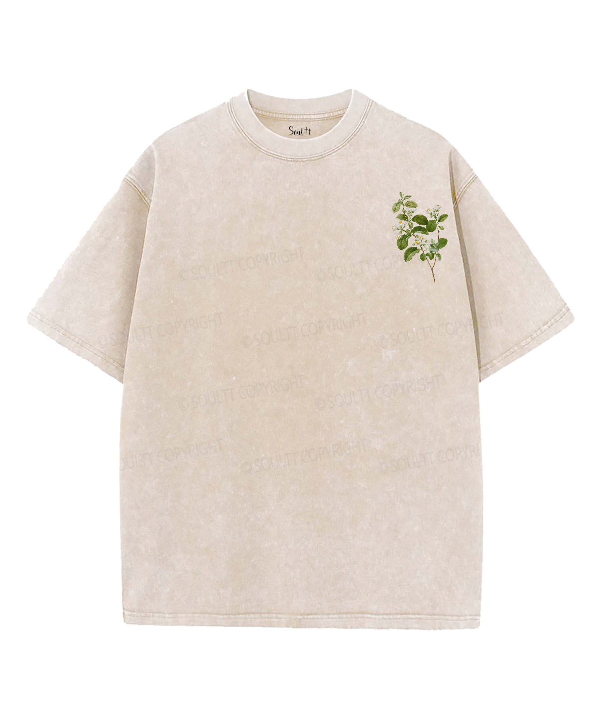 Fruit Of The Spirit Double Sided Unisex Washed Christian T-shirt