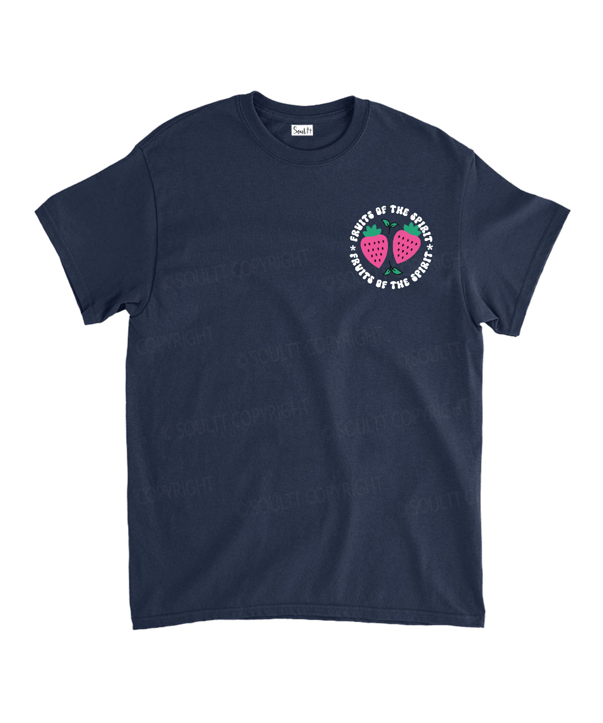 Fruits of the Spirit Double Sided Unisex Cotton Christian T-Shirt