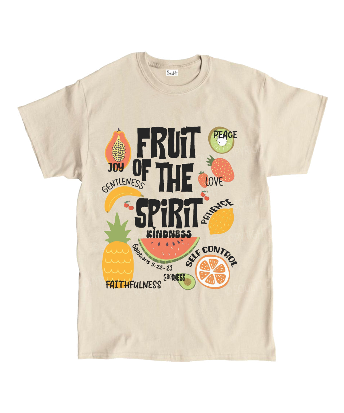 Fruit of the Spirit Unisex Cotton Christian T-Shirt