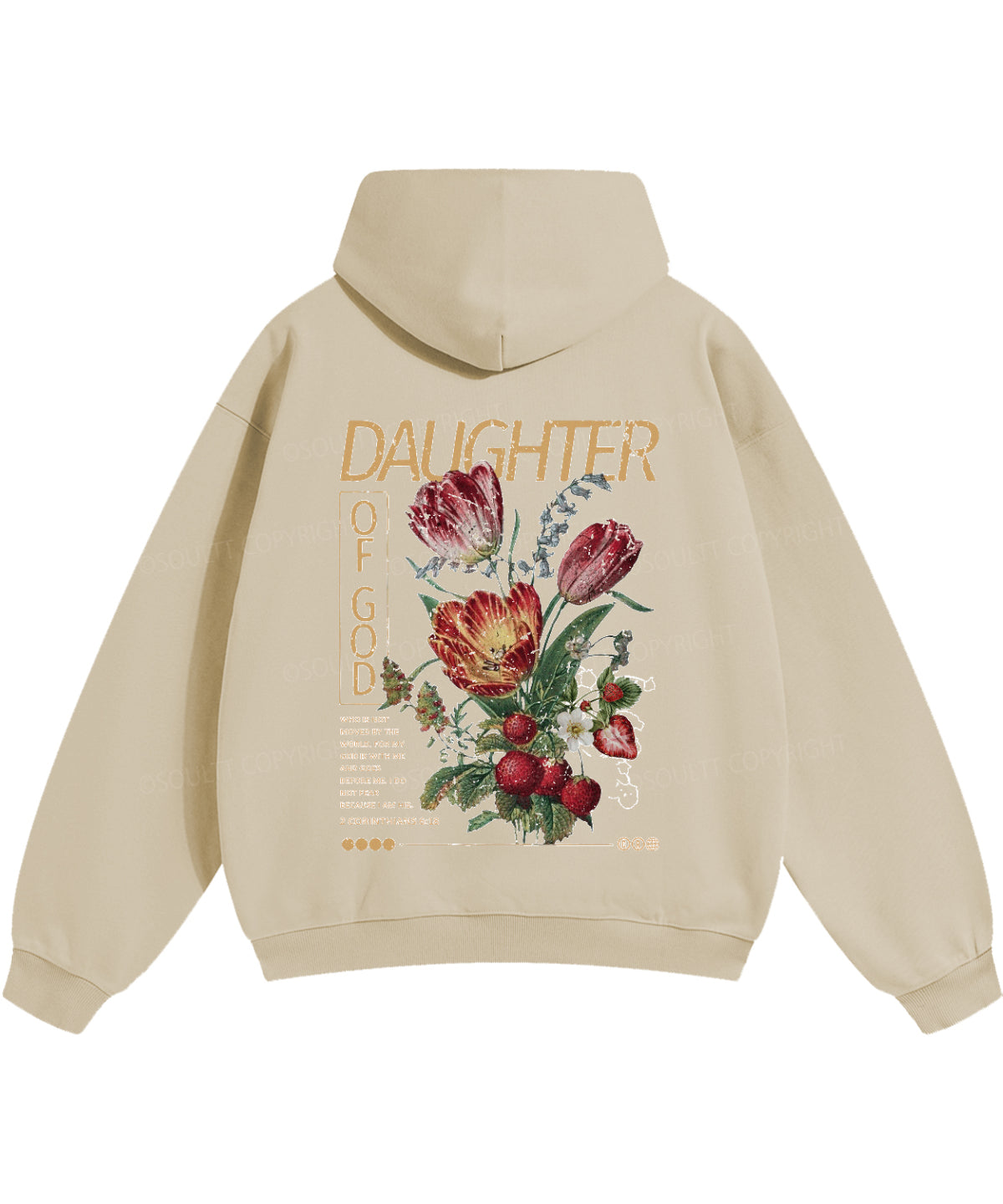 Daughter Of God Double Sided Christian Hoodie