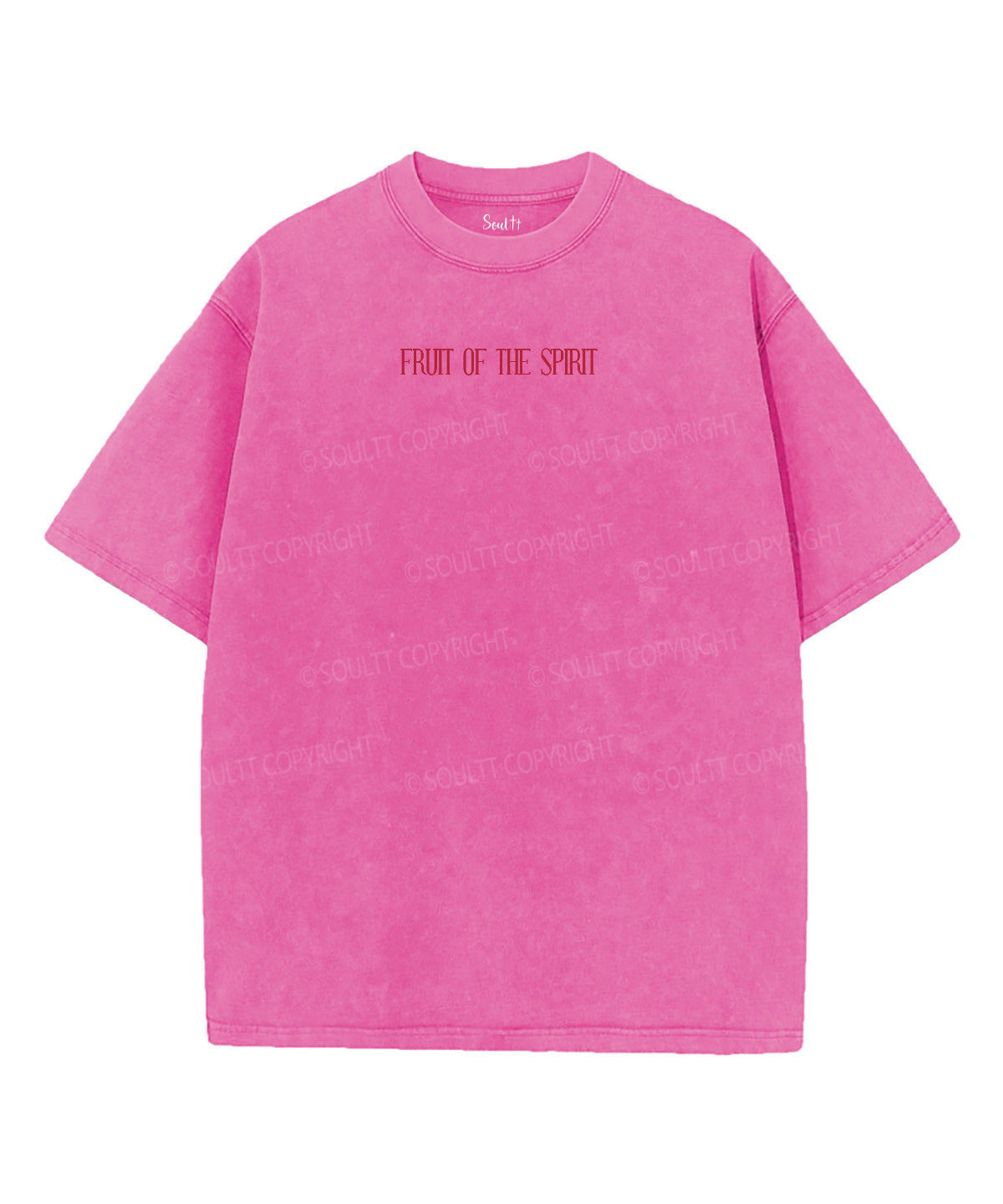 Fruit Of The Spirit Double Sided Washed Christian T-shirt