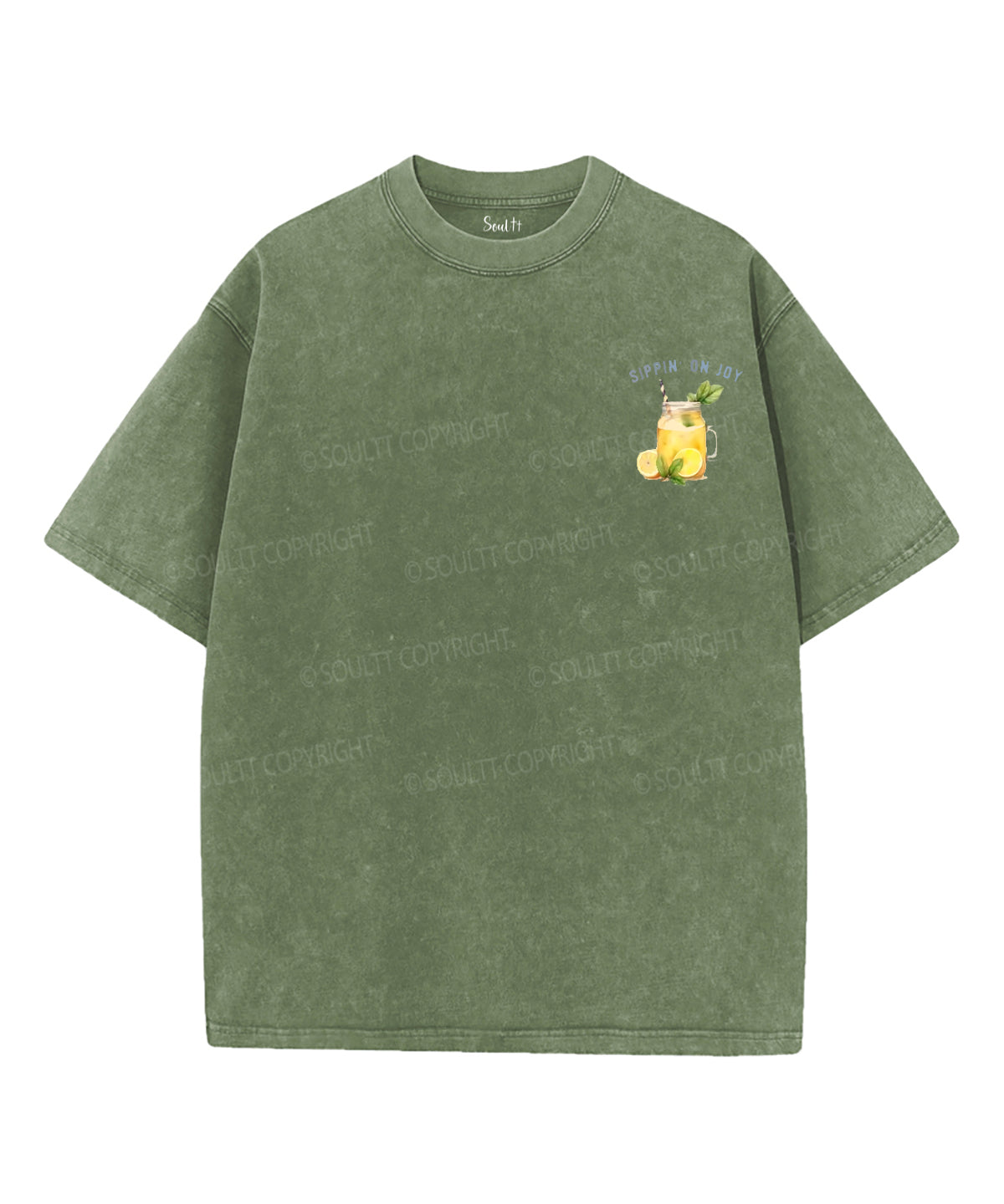 Life Gave Me Some Lemons Double Sided Unisex Washed Christian T-shirt