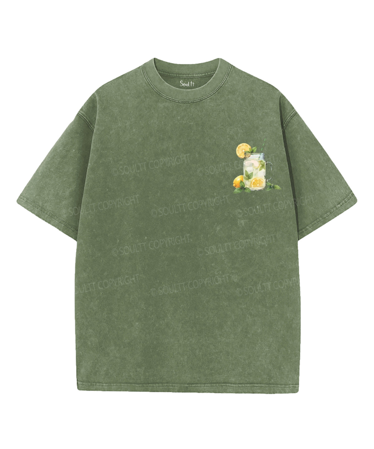 Life Gave Me Some Lemons Double Sided Unisex Washed Christian T-shirt