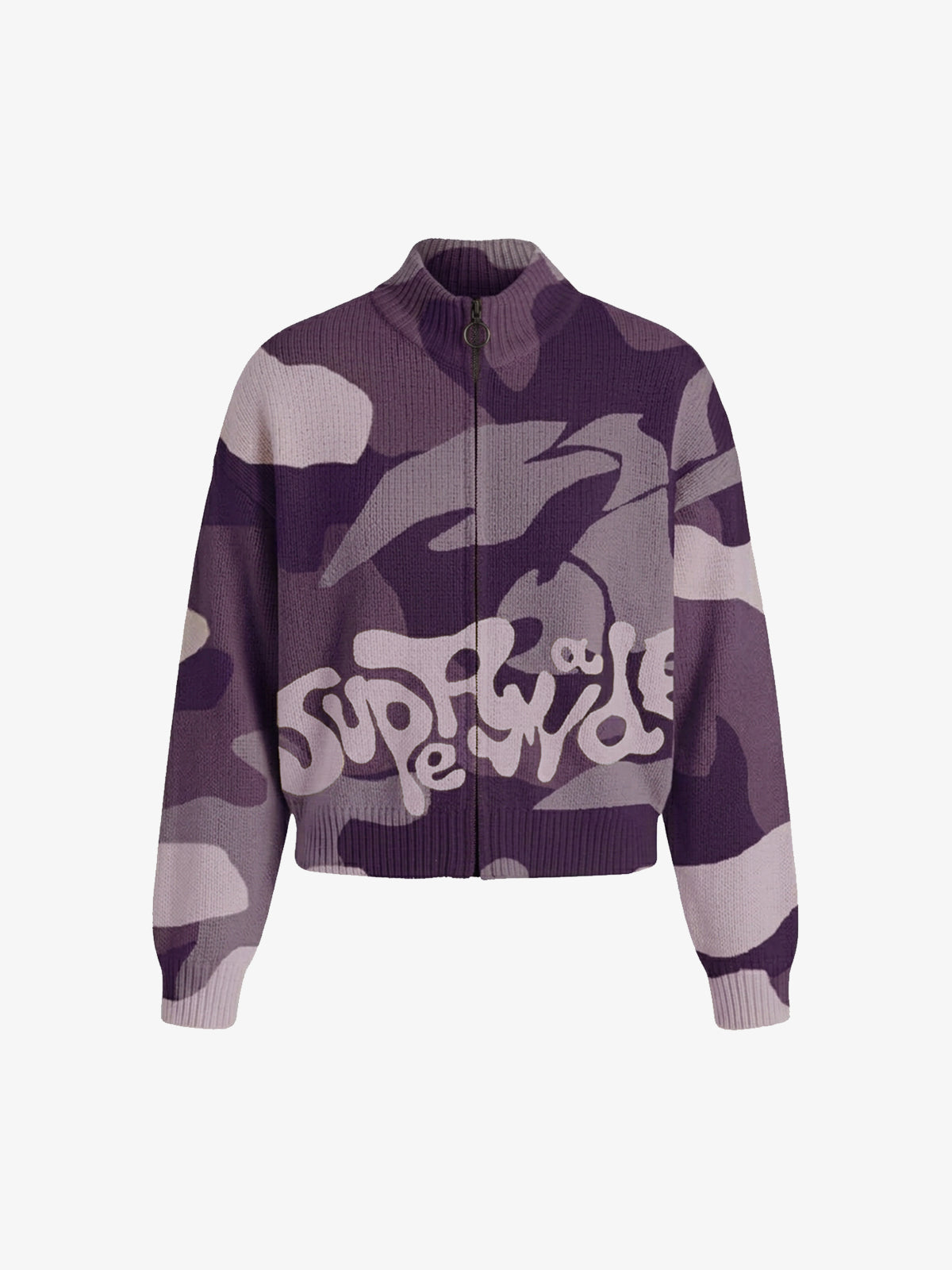 Camo Zip Knit