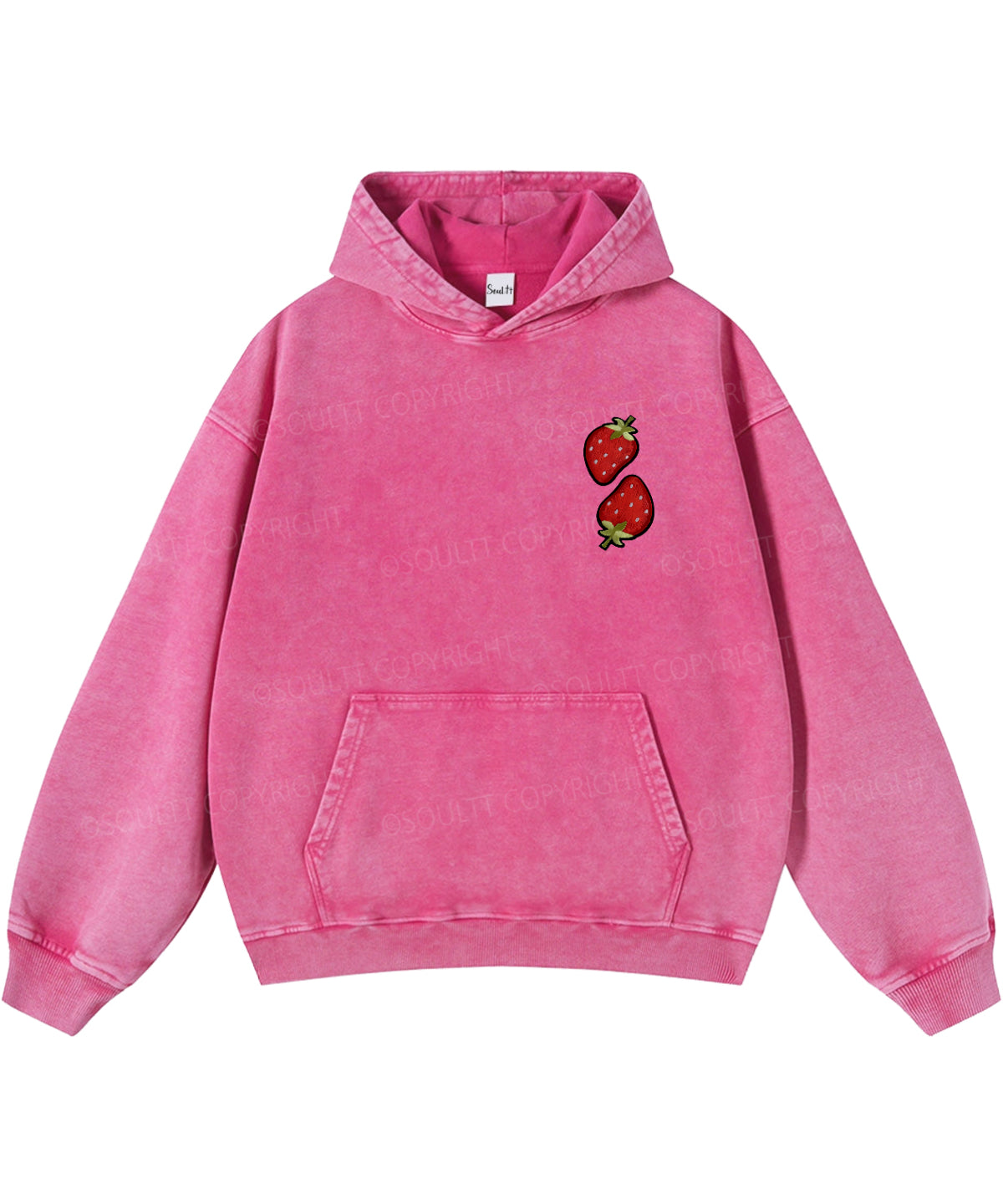 Fruit Of The Spirit Double Sided Washed Christian Hoodie