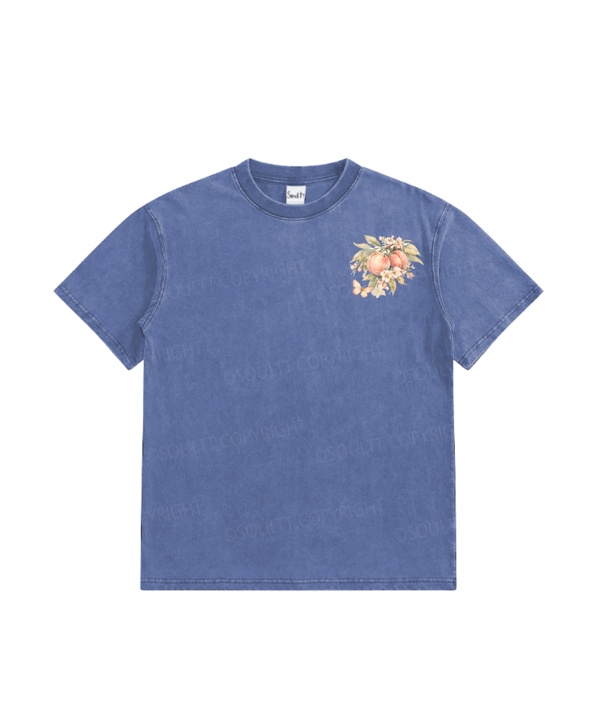 Kids Fruit Of The Spirit Double Sided Washed Christian T-shirt