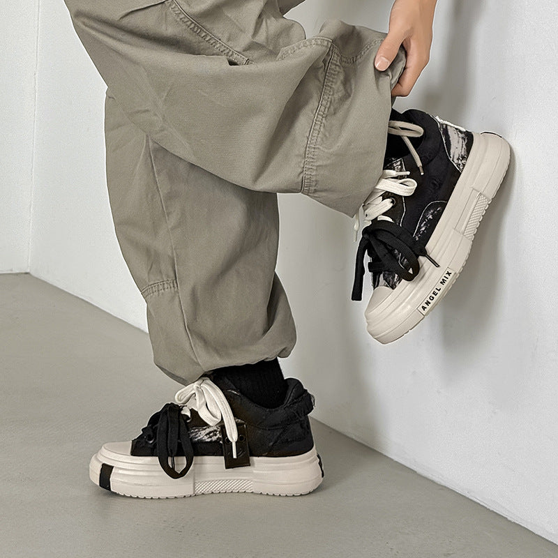 Duo Lace | Platform Canvas Sneakers