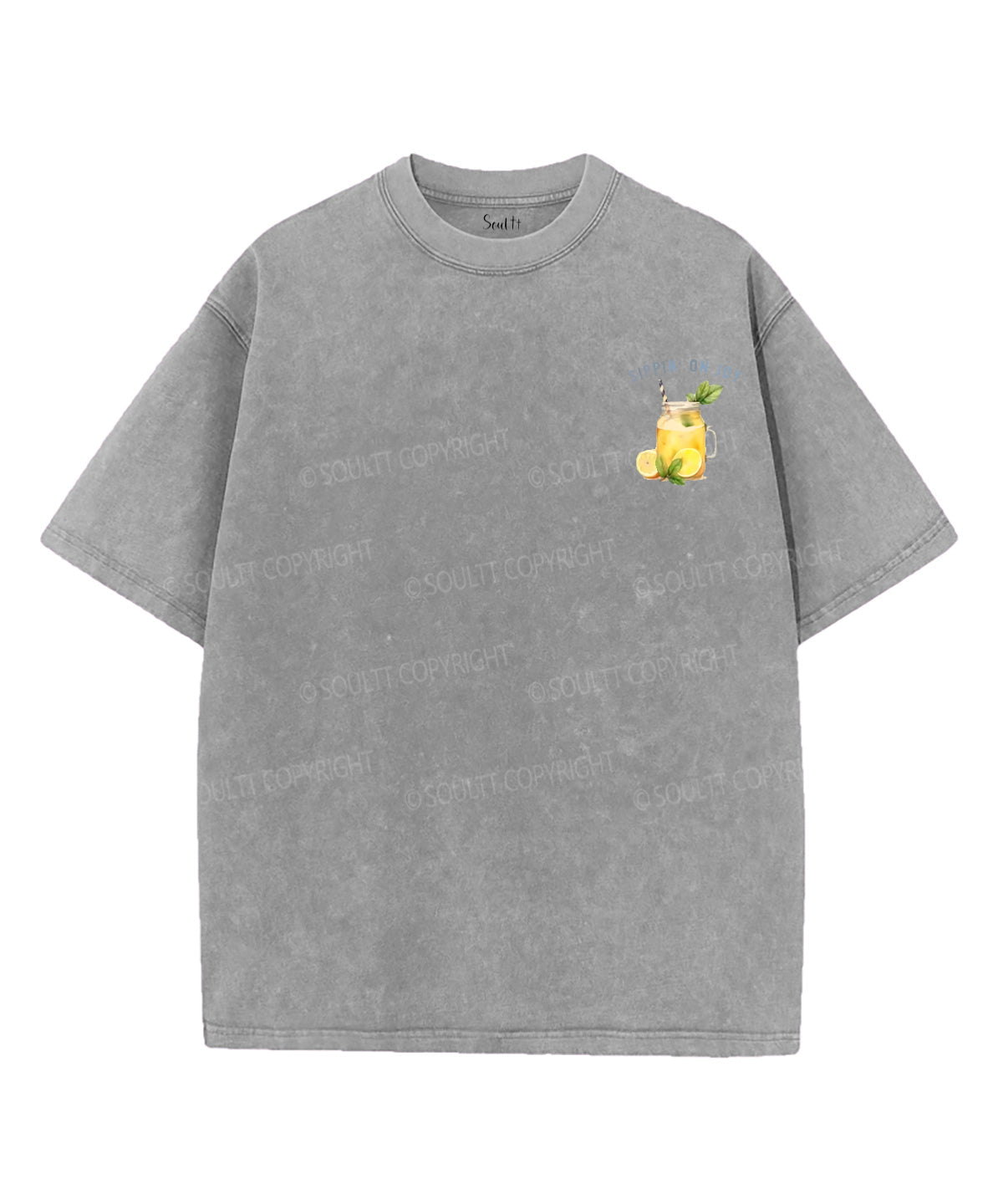 Life Gave Me Some Lemons Double Sided Unisex Washed Christian T-shirt