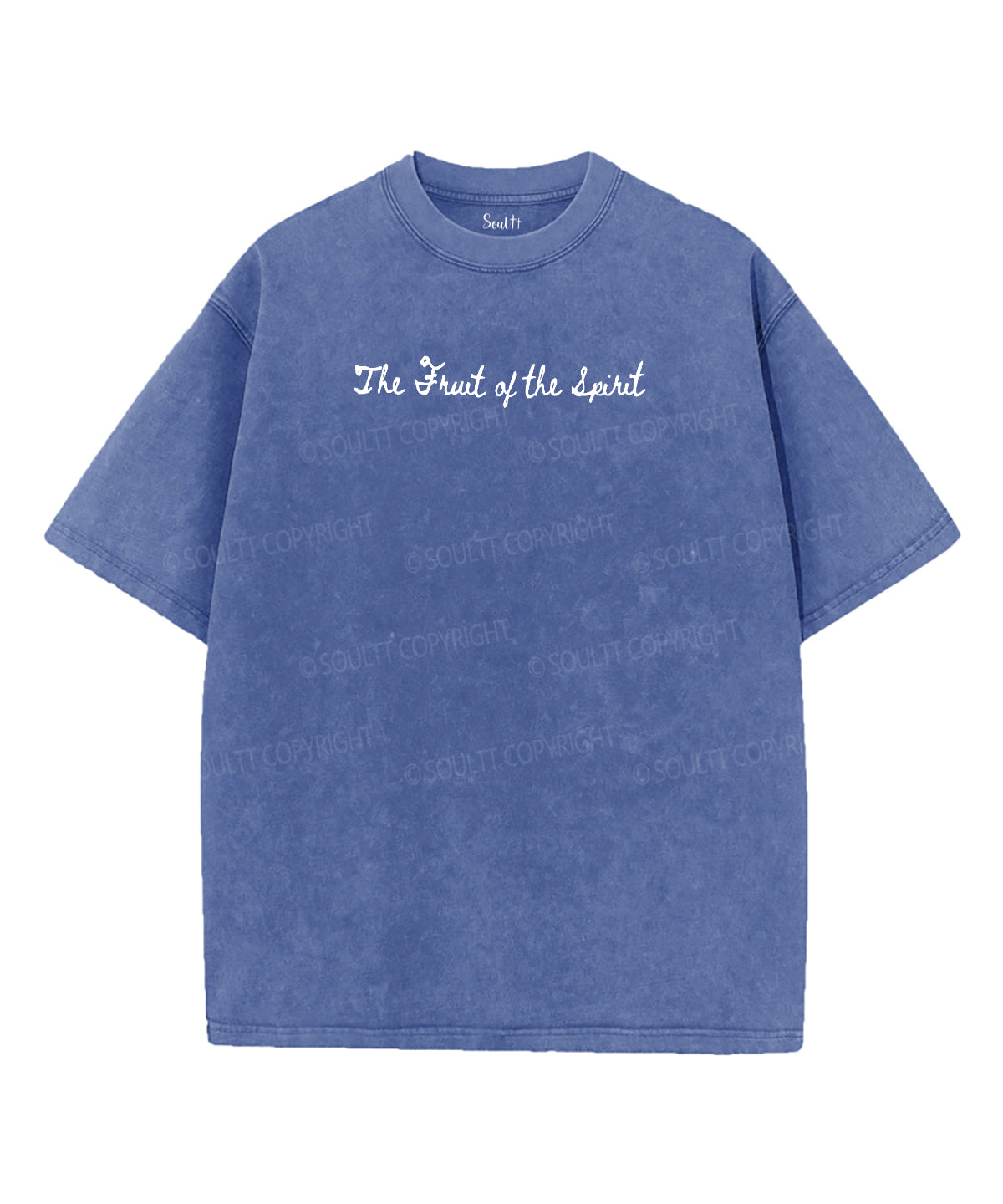 Fruit Of The Spirit Double Sided Unisex Washed Christian T-shirt