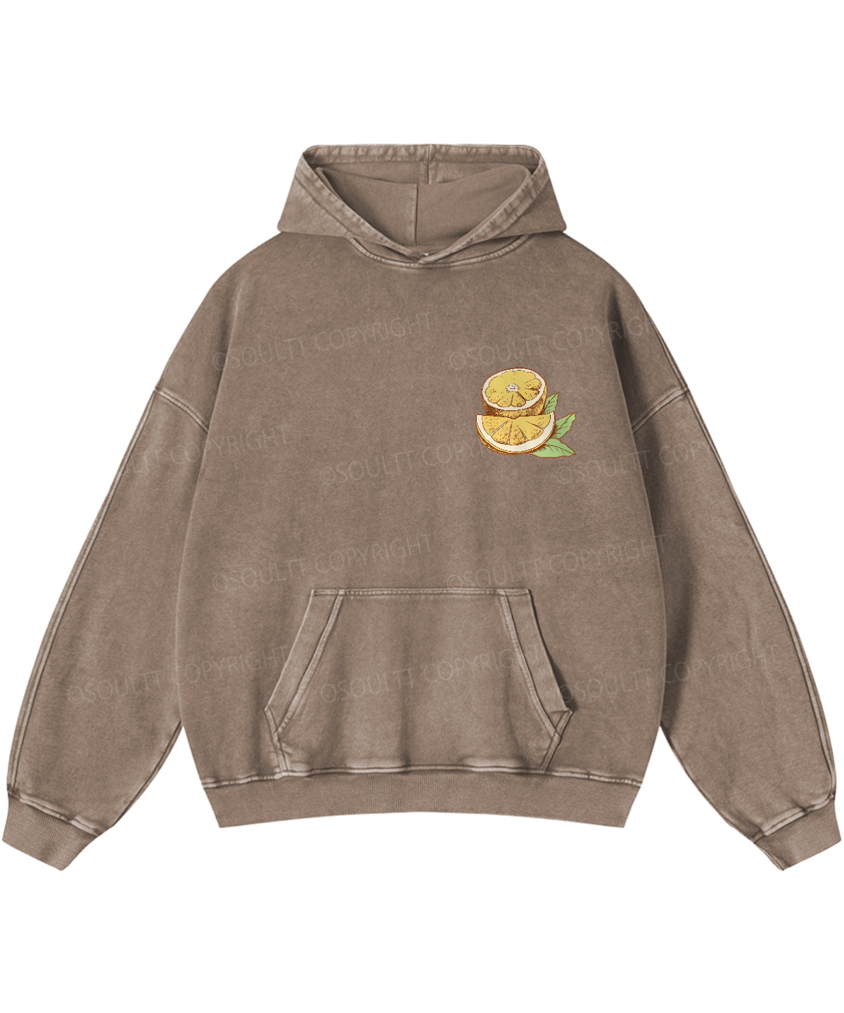 Life Gave Me Some Lemans Double Sided Washed Christian Hoodie