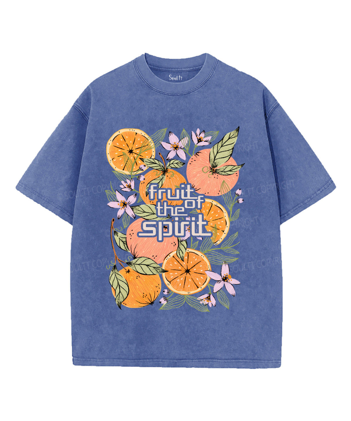 Fruit Of The Spirit Unisex Washed Christian T-shirt