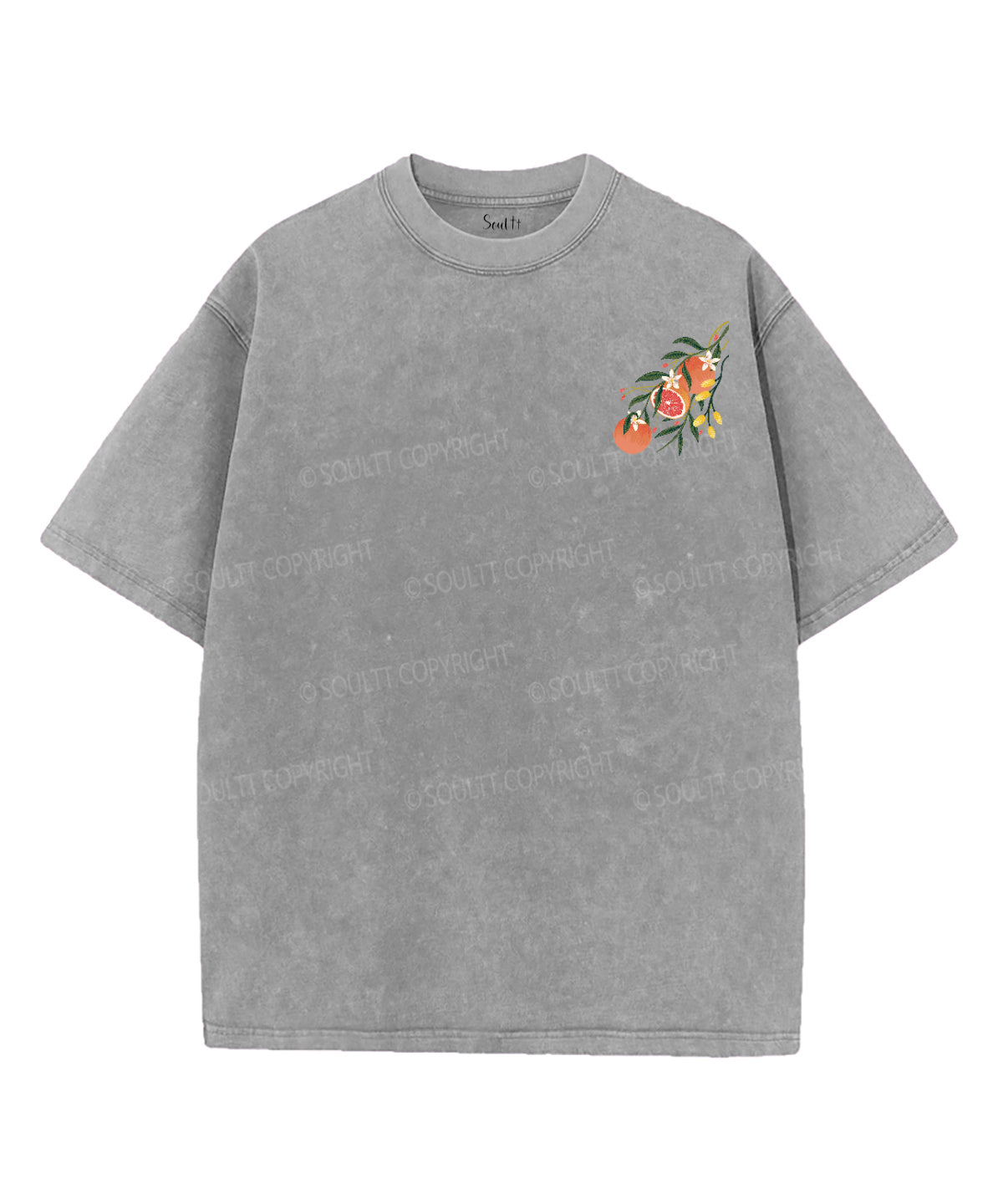 The Fruit Of The Spirit Double Sided Unisex Washed Christian T-shirt