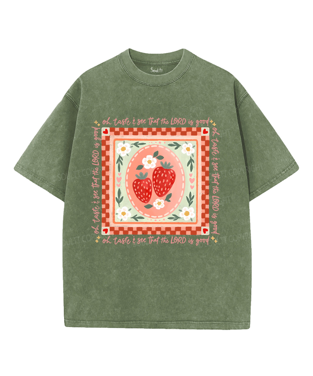 Fruit Of The Spirit Unisex Washed Christian T-shirt
