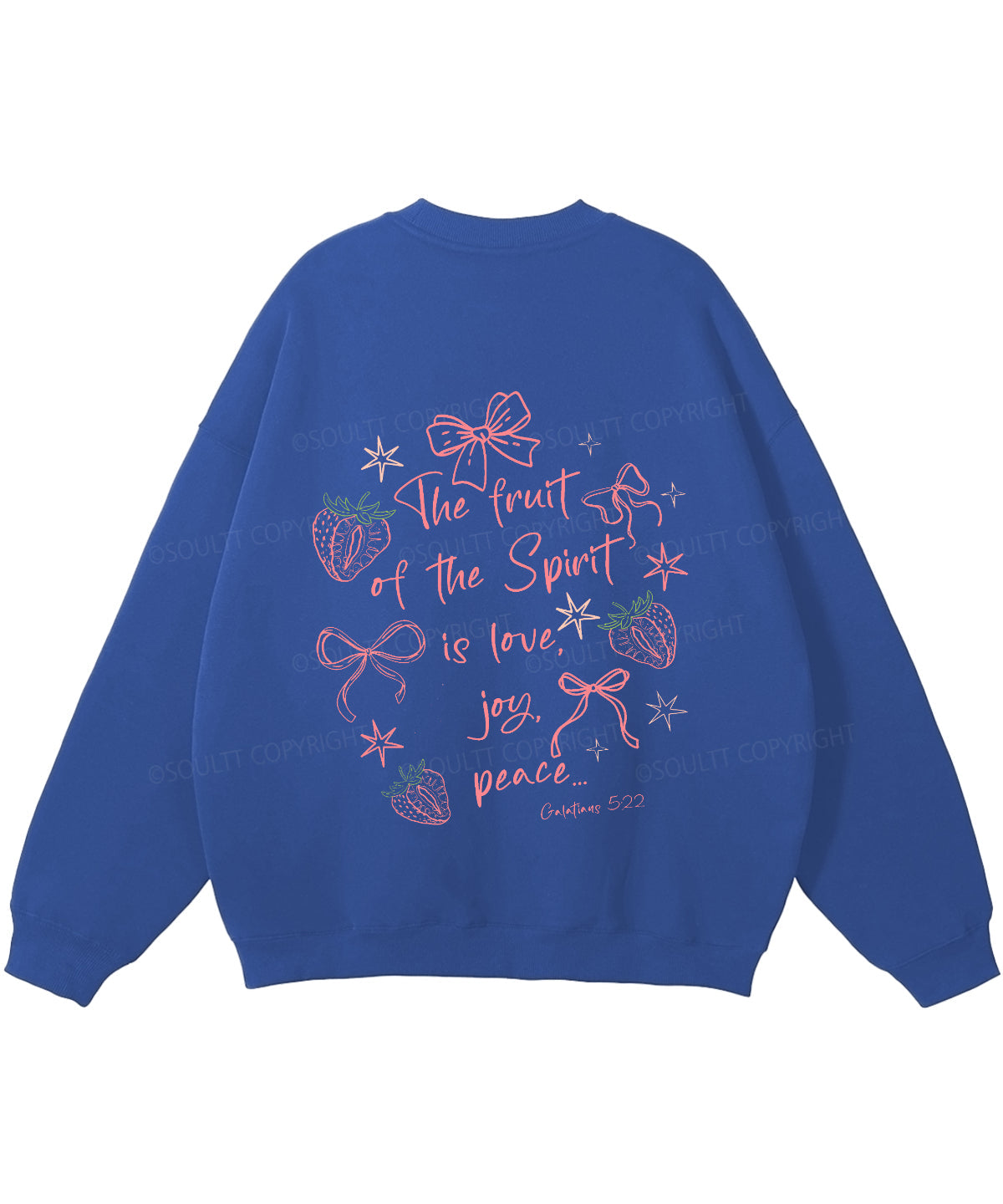 Fruit Of The Spirit Double Sided Christian Sweatshirt