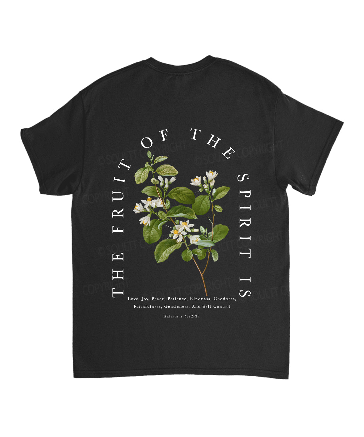 Fruit Of The Spirit Double Sided Unisex Cotton Christian T-Shirt