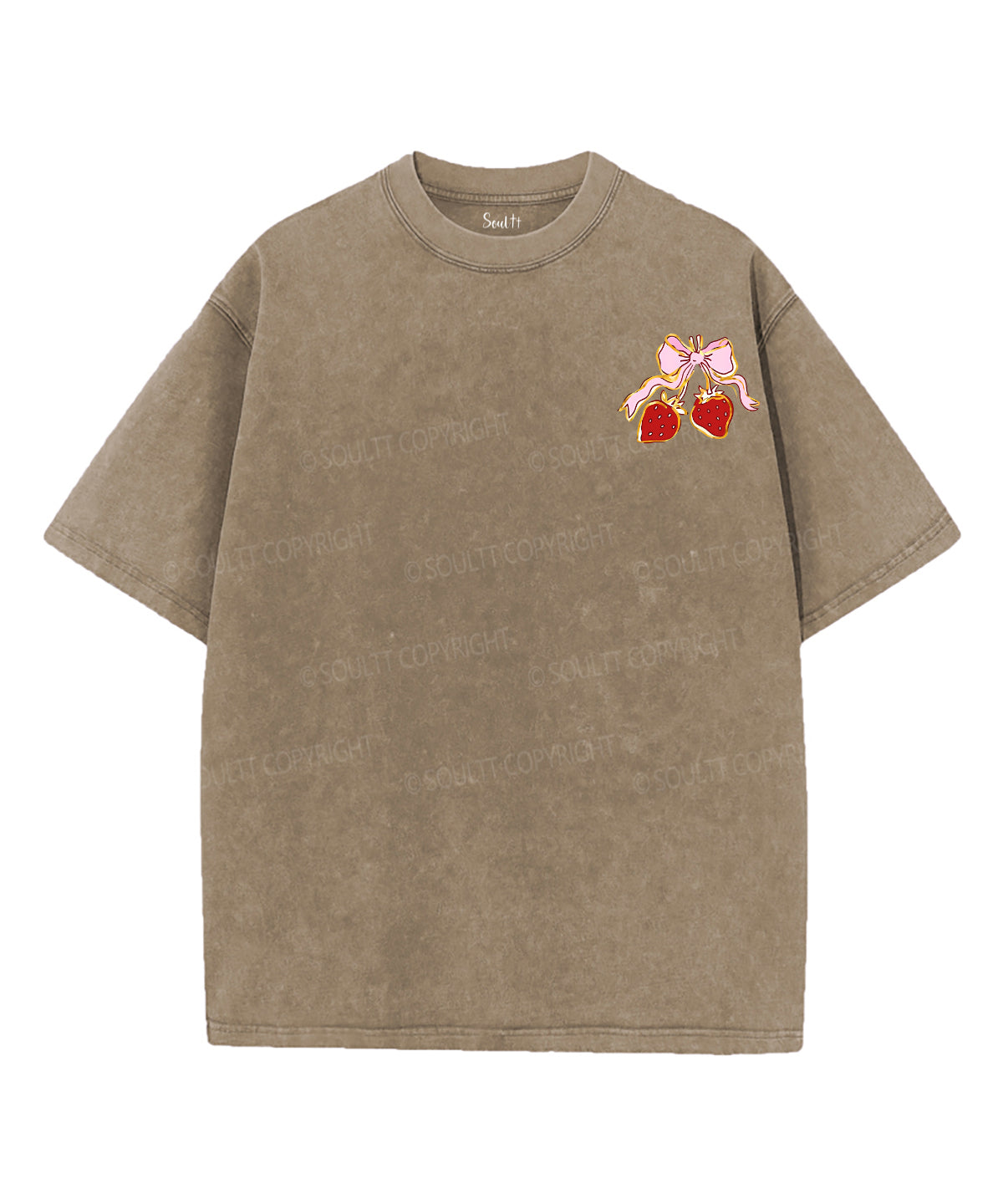 Fruit Of The Spirit Double Sided Unisex Washed Christian T-shirt