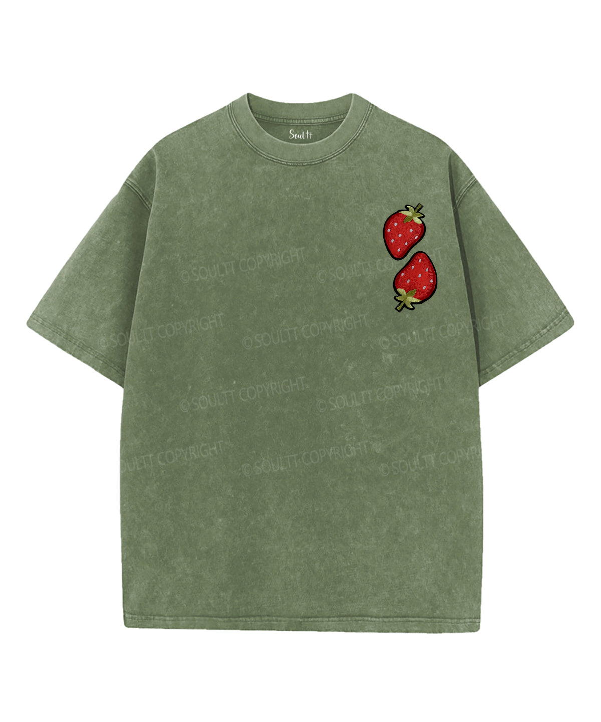 Fruit Of The Spirit Double Sided Unisex Washed Christian T-shirt