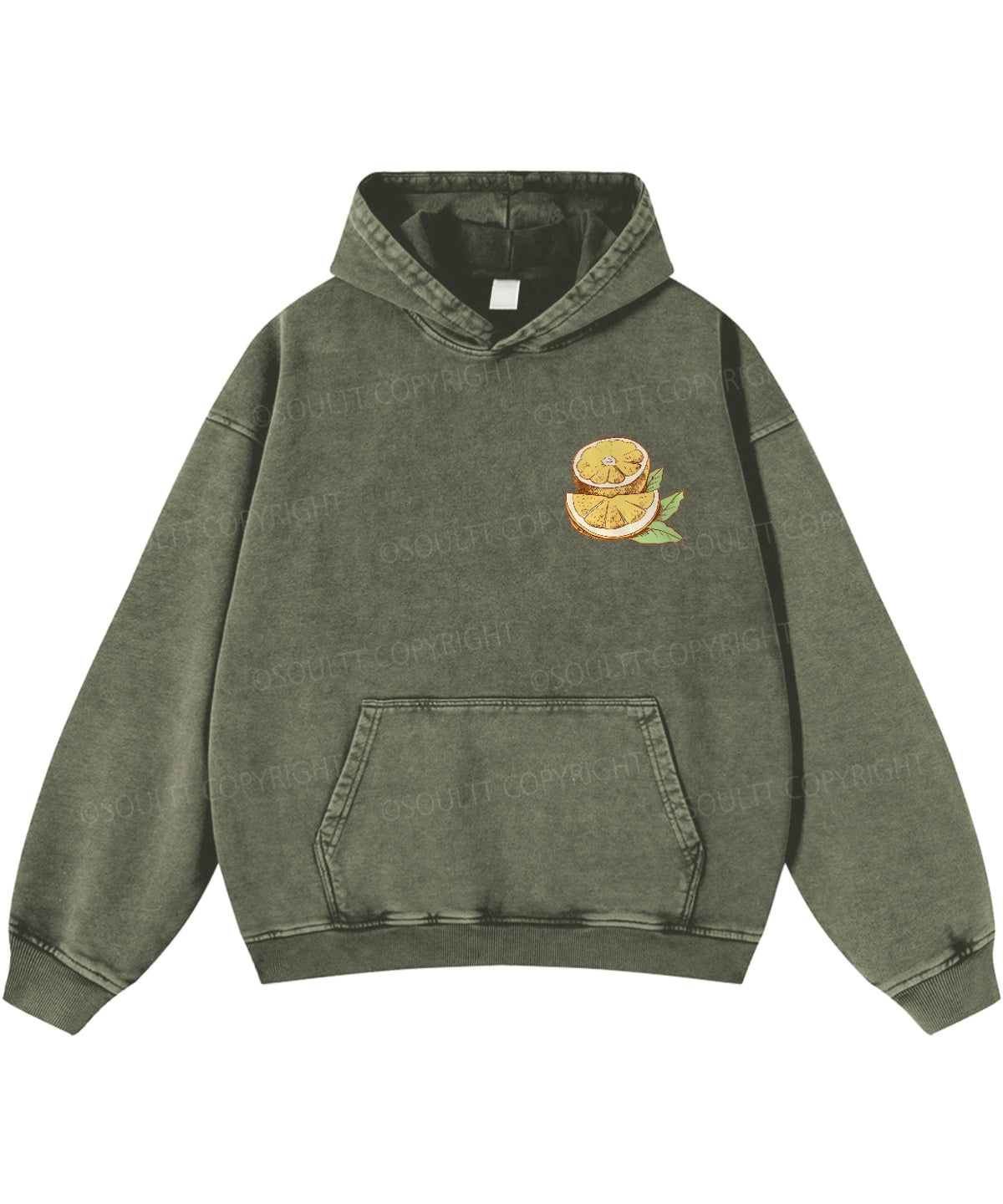 Life Gave Me Some Lemans Double Sided Washed Christian Hoodie