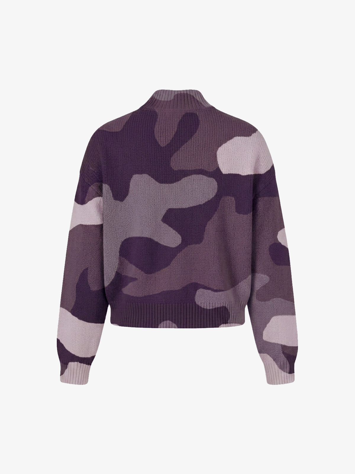 Camo Zip Knit