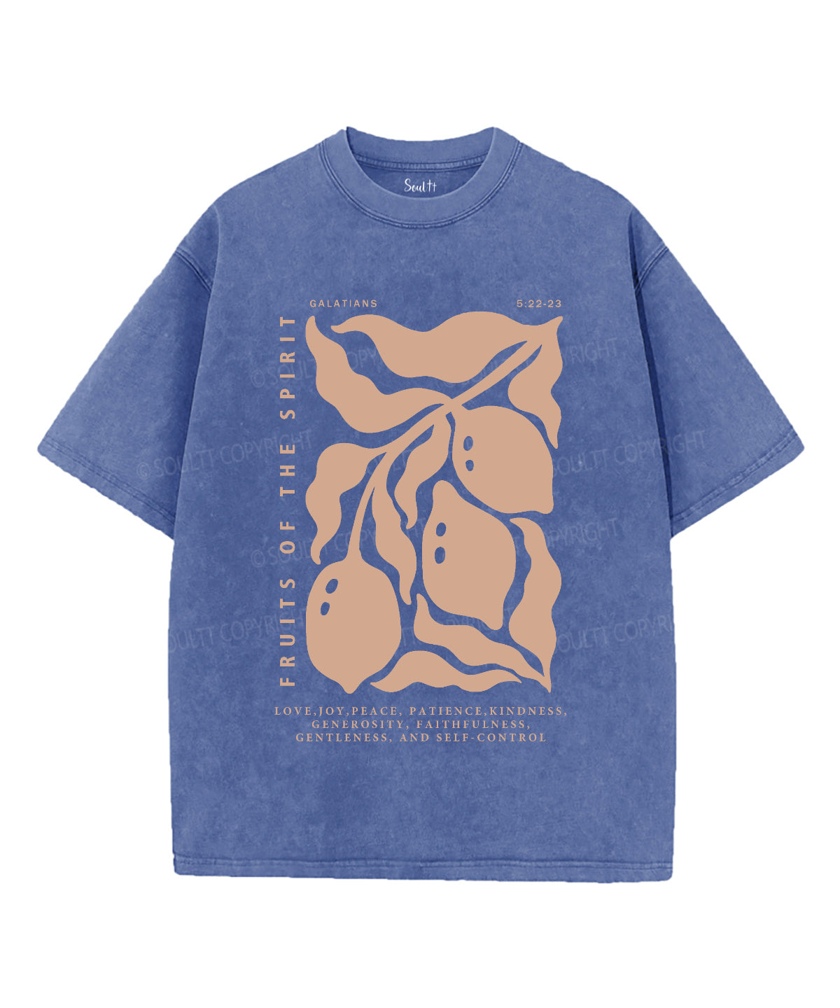 Fruits Of The Spirit Washed Christian T-shirt