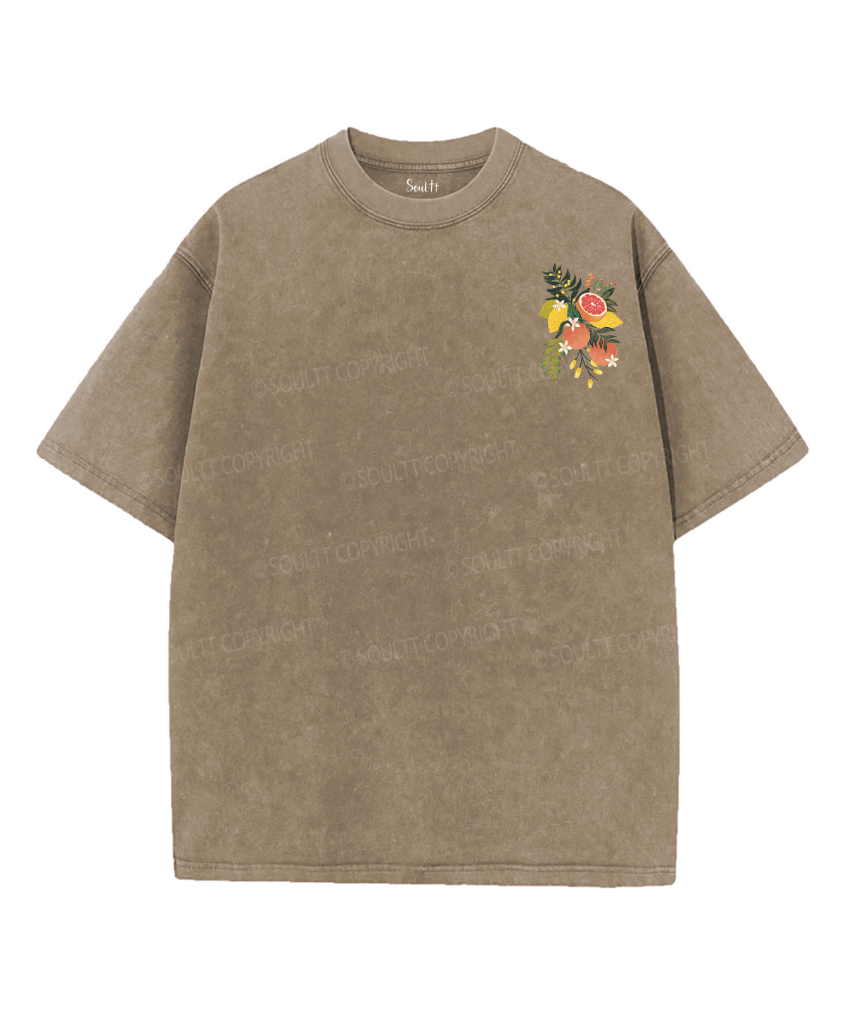 The Fruit Of The Spirit Double Sided Unisex Washed Christian T-shirt