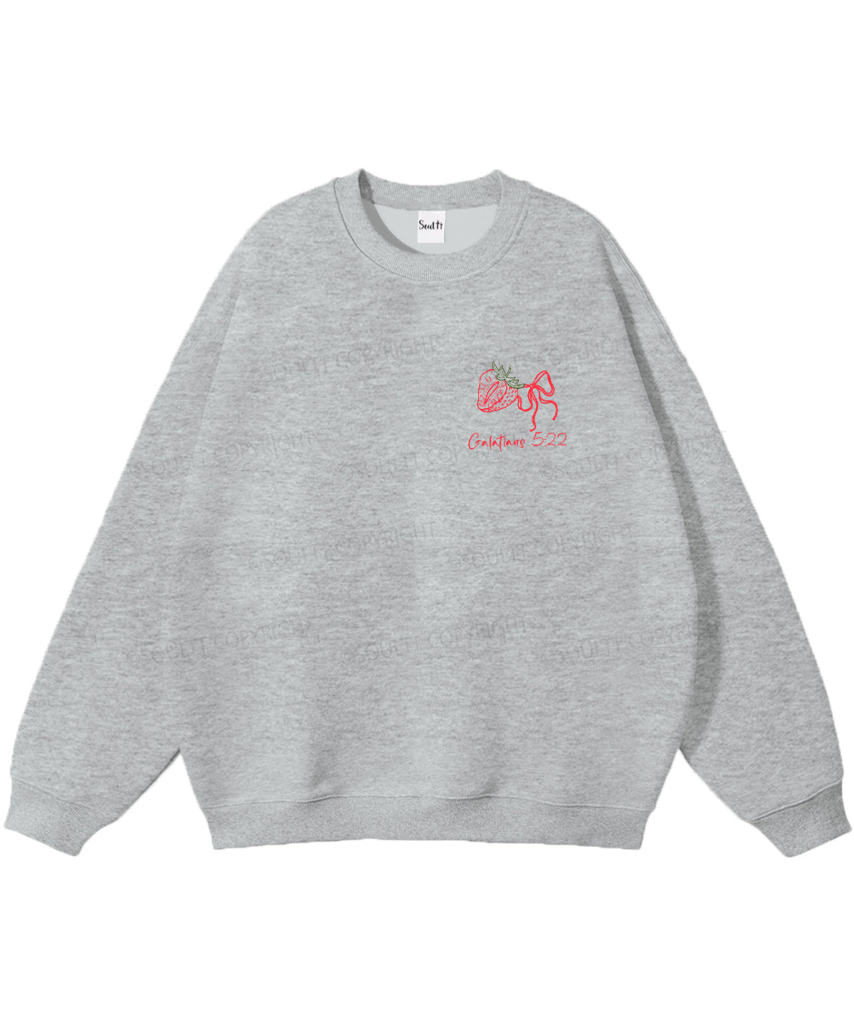 Fruit Of The Spirit Double Sided Christian Sweatshirt