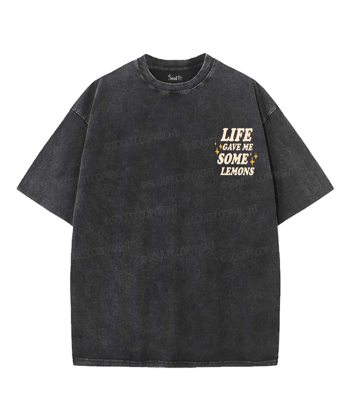 Life Gave Me Some Lemons Double Sided Unisex Washed Christian T-shirt
