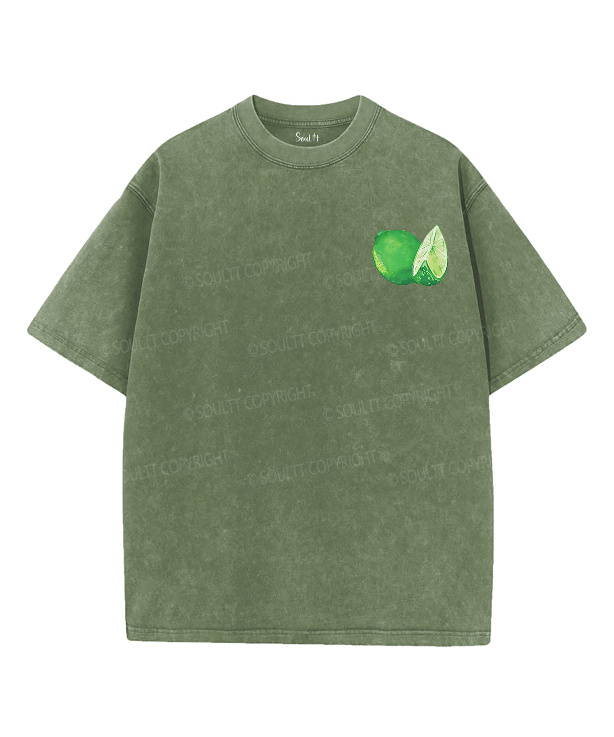 Fruit Of The Spirit Double Sided Unisex Washed Christian T-shirt