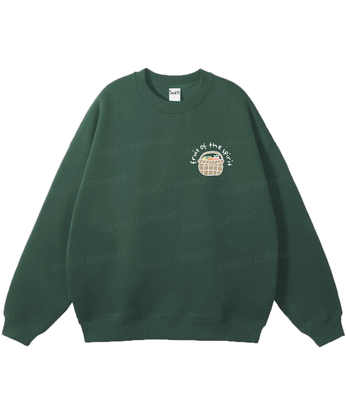 Fruit Of The Spirit Double Sided Christian Sweatshirt