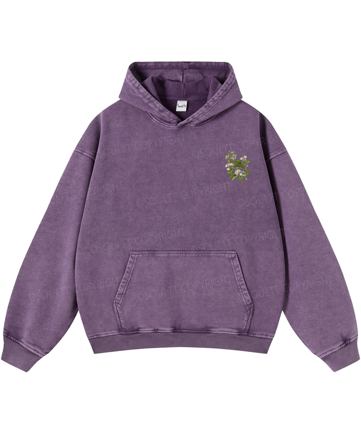 Fruit Of The Spirit Double Sided Washed Christian Hoodie